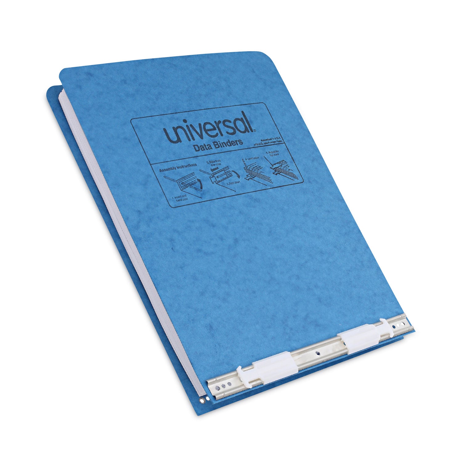 Pressboard Hanging Binder, 2 Posts, 6" Capacity, 9.5 x 11, Light Blue -