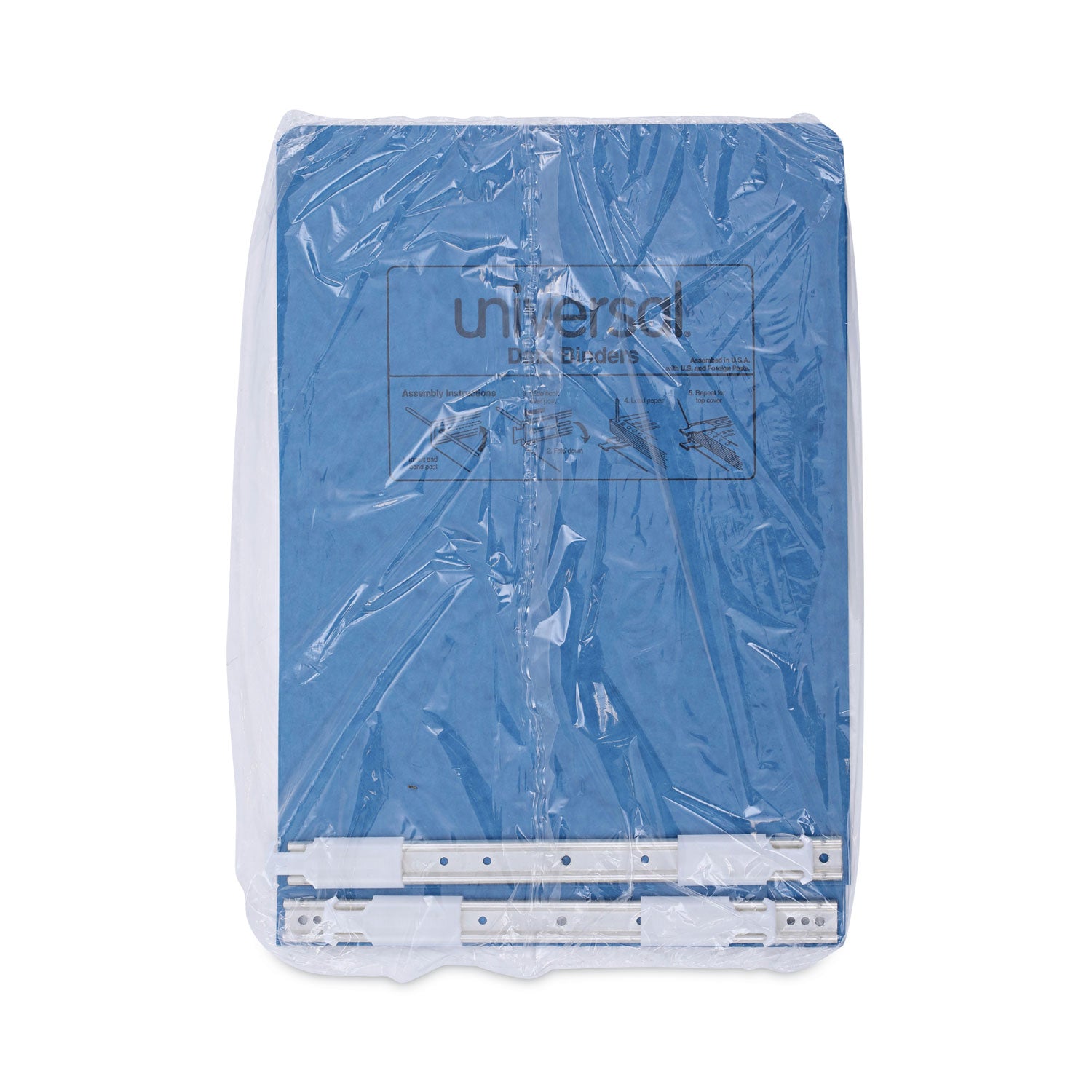 Pressboard Hanging Binder, 2 Posts, 6" Capacity, 9.5 x 11, Light Blue -