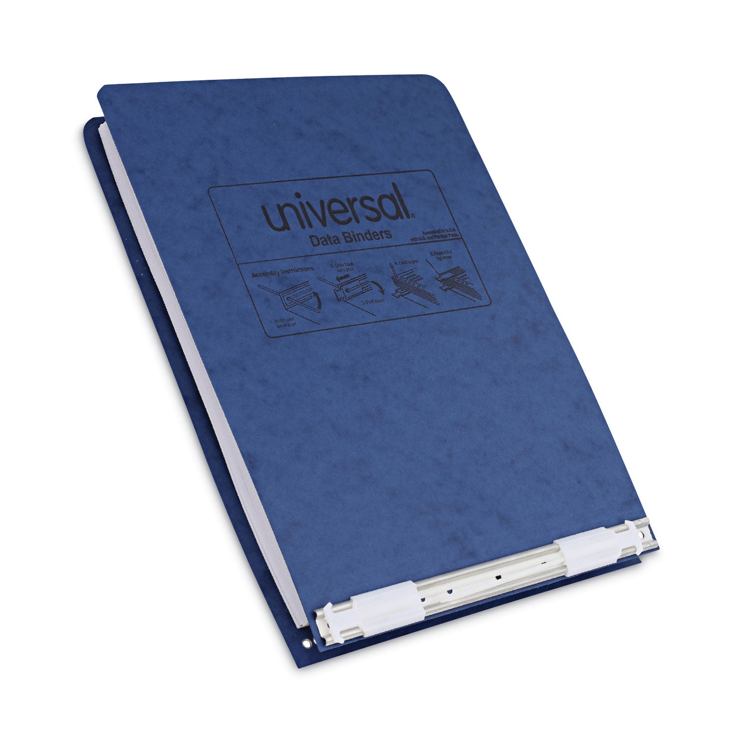 Pressboard Hanging Binder, 2 Posts, 6" Capacity, 9.5 x 11, Blue -