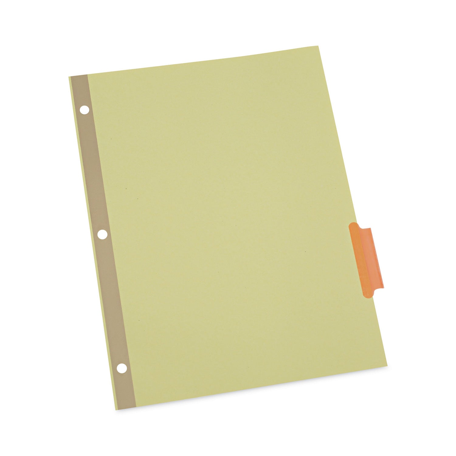 Deluxe Extended Insertable Tab Indexes, 5-Tab, 11 x 8.5, Buff, Assorted tabs, 24 Sets -