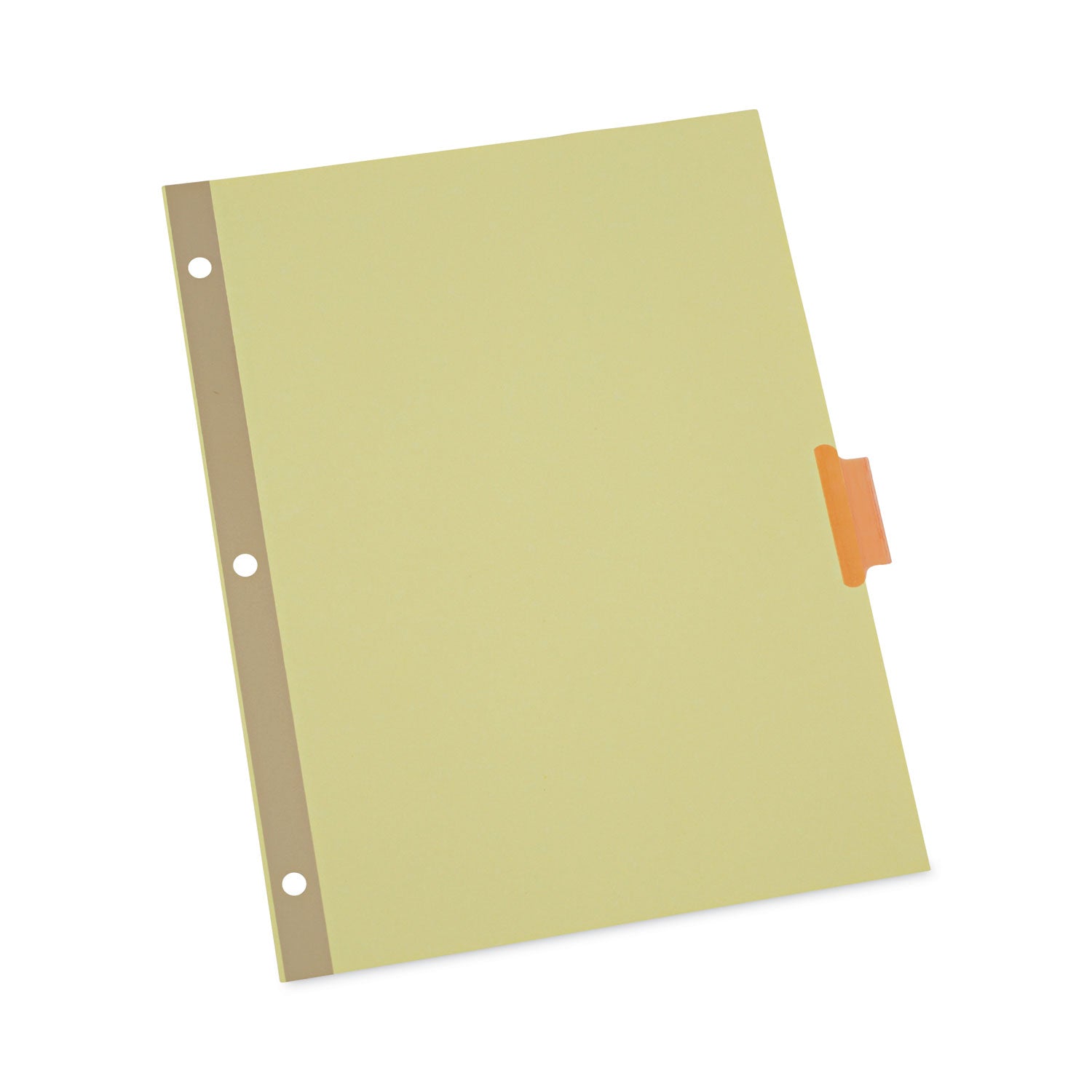 Deluxe Extended Insertable Tab Indexes, 8-Tab, 11 x 8.5, Buff, Assorted Tabs, 24 Sets -