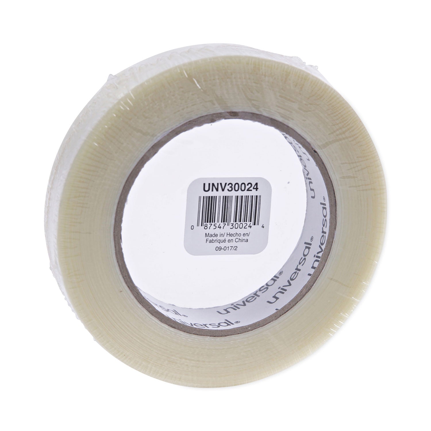 120# Utility Grade Filament Tape, 3" Core, 24 mm x 54.8 m, Clear -