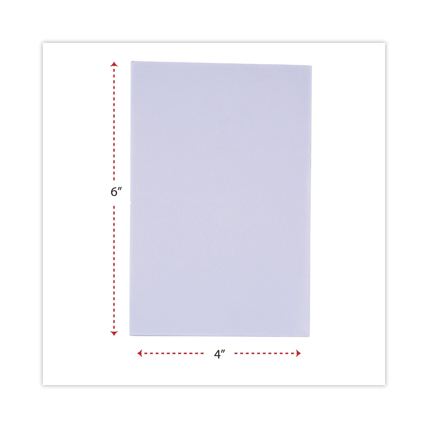 Scratch Pad Value Pack, Unruled, 4 x 6, White, 100 Sheets, 120/Carton -
