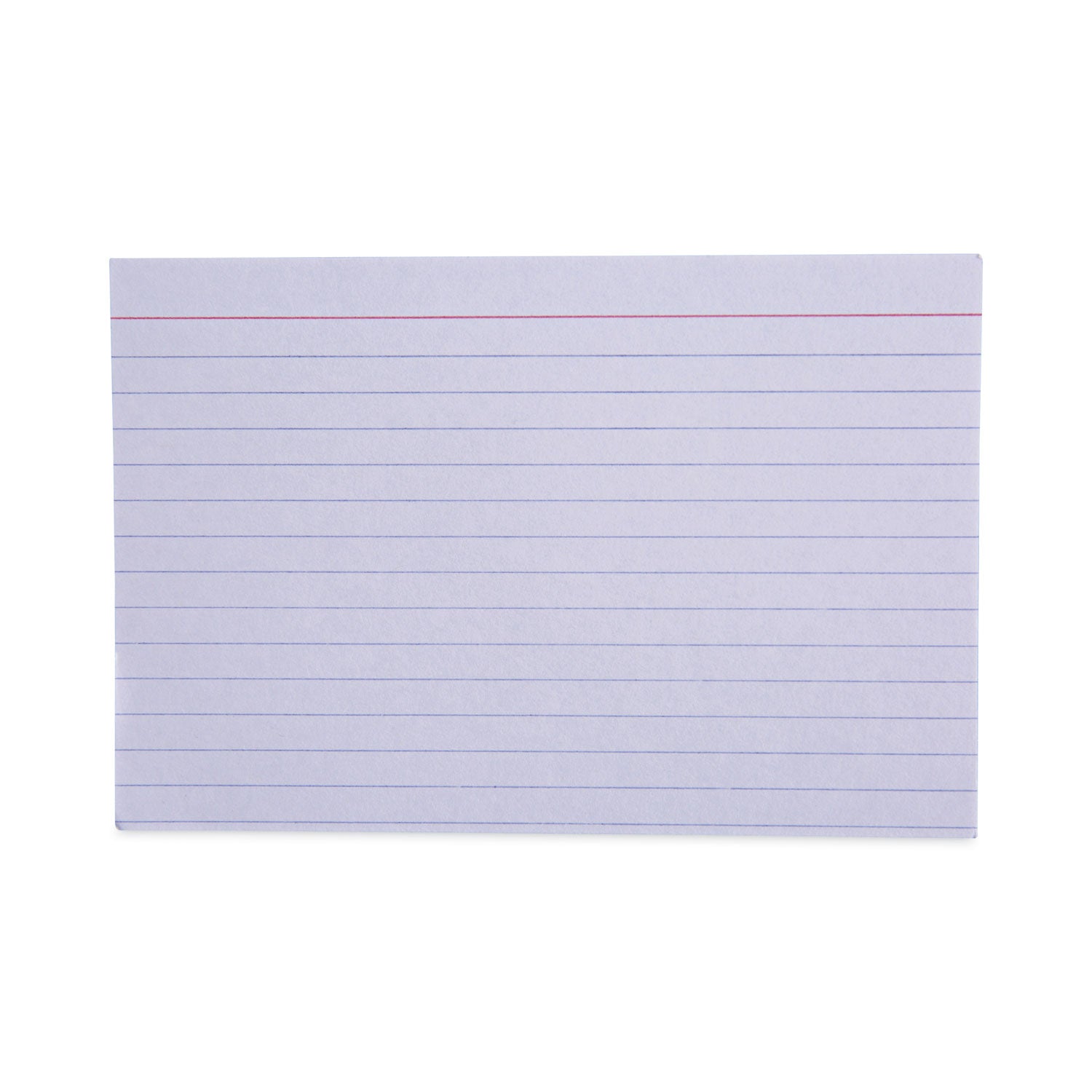 Ruled Index Cards, 4 x 6, White, 100/Pack -