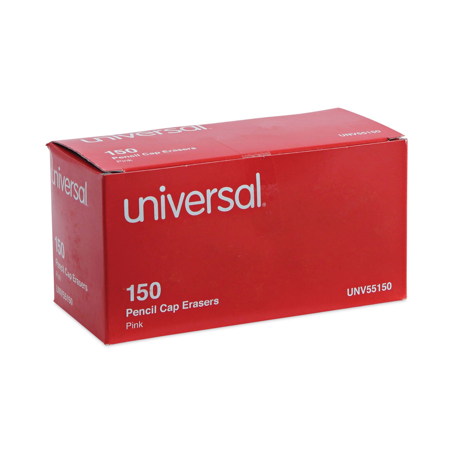 pencil-cap-erasers-for-pencil-marks-pink-150-pack_unv55150 - 2