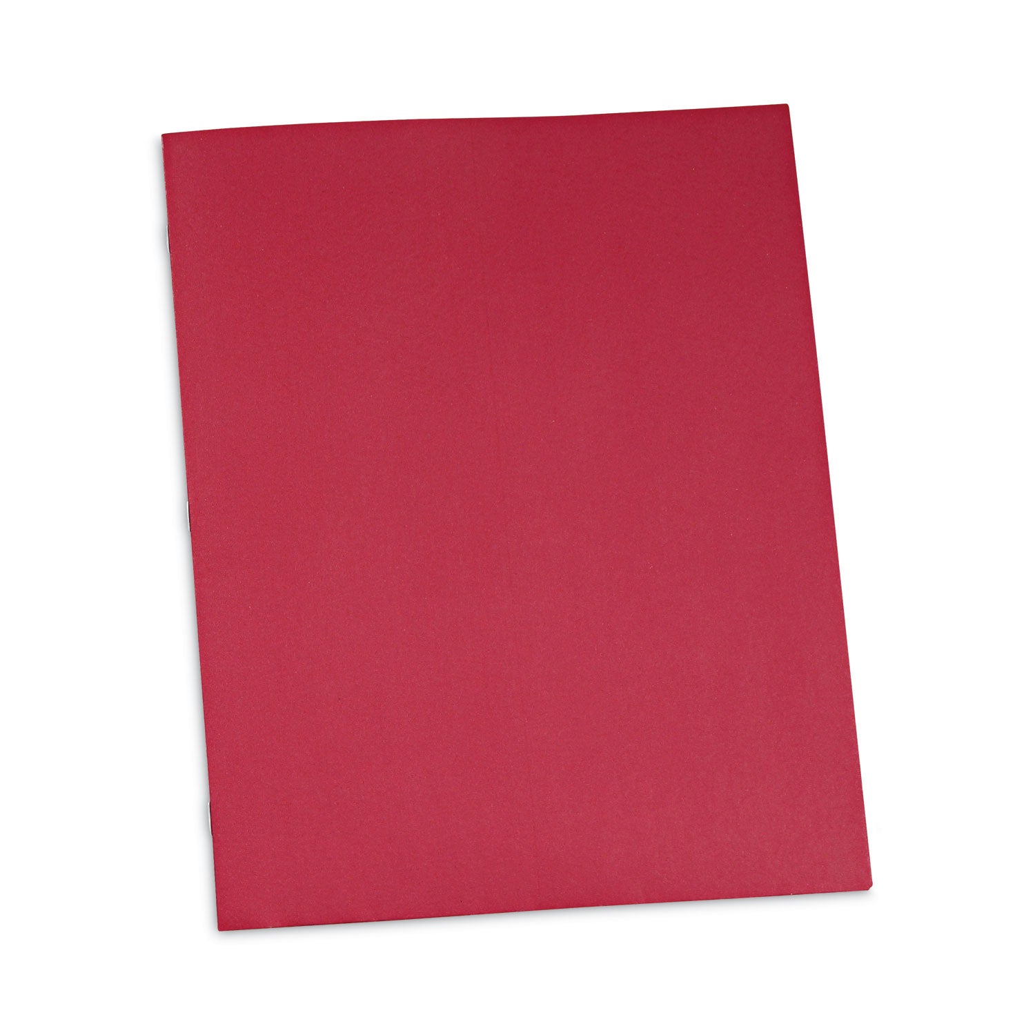 Two-Pocket Portfolios with Tang Fasteners, 0.5" Capacity, 11 x 8.5, Red, 25/Box -