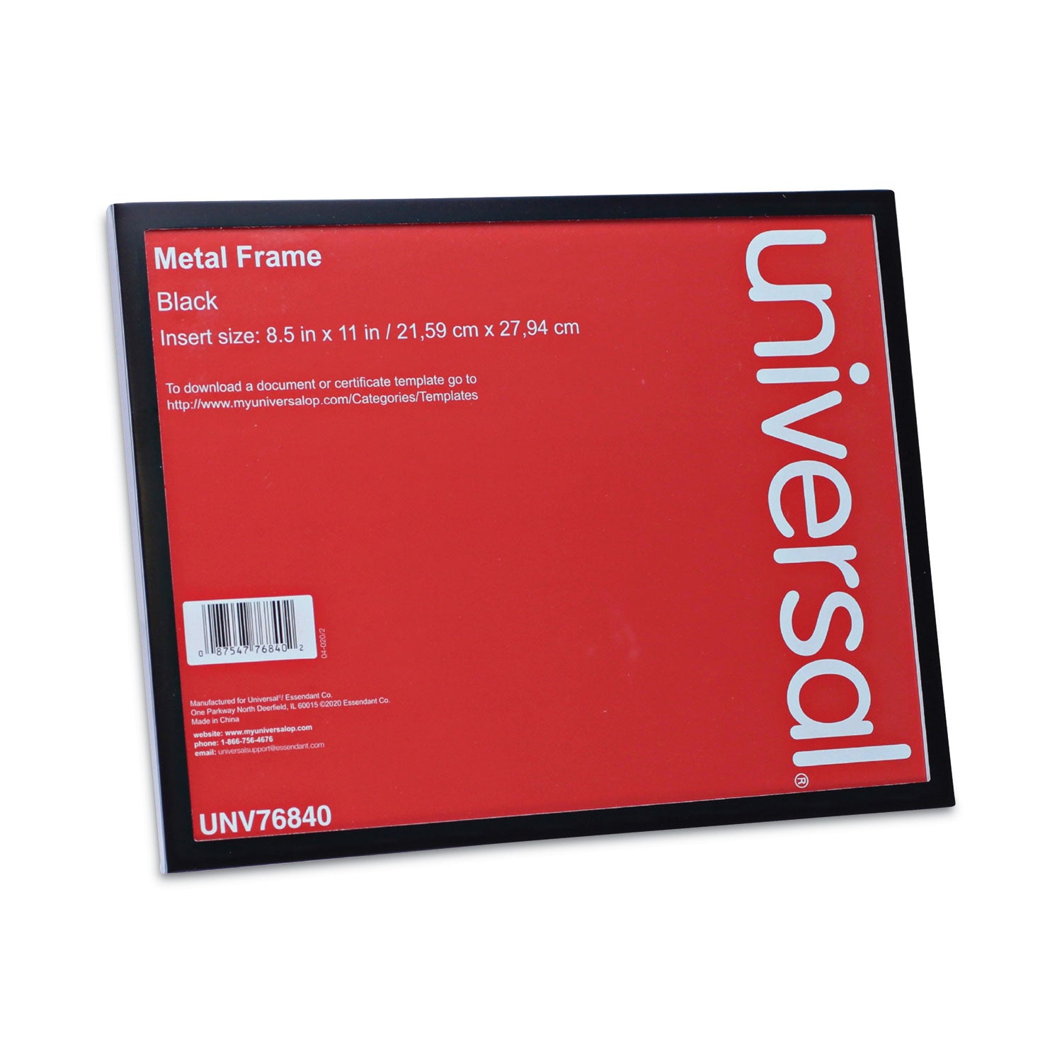 metal-photo-frame-aluminum-85-x-11-black_unv76840 - 1