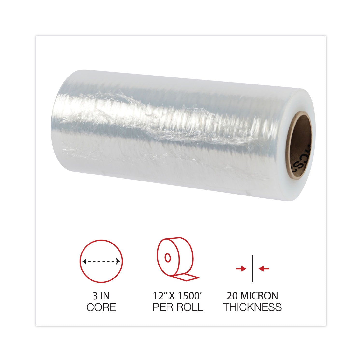 handwrap-stretch-film-12-x-1500-ft-roll-20-mic-80-gauge-clear-4-carton_unv121580 - 2
