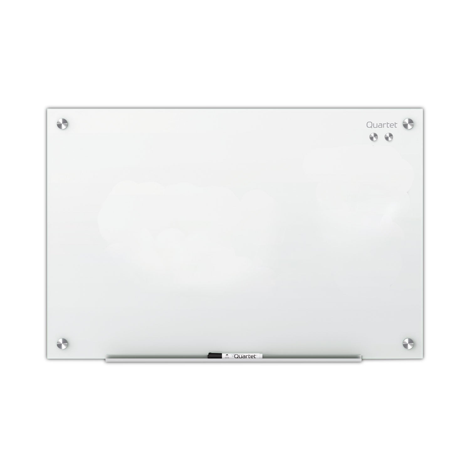 Infinity Glass Marker Board, 48 x 36, White Surface -