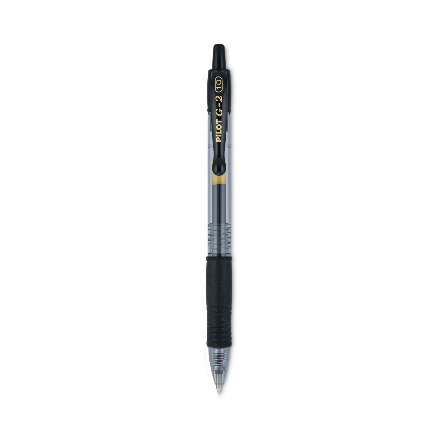 G2 Premium Gel Pen, Retractable, Bold 1 mm, Black Ink, Smoke/Black Barrel, Dozen -