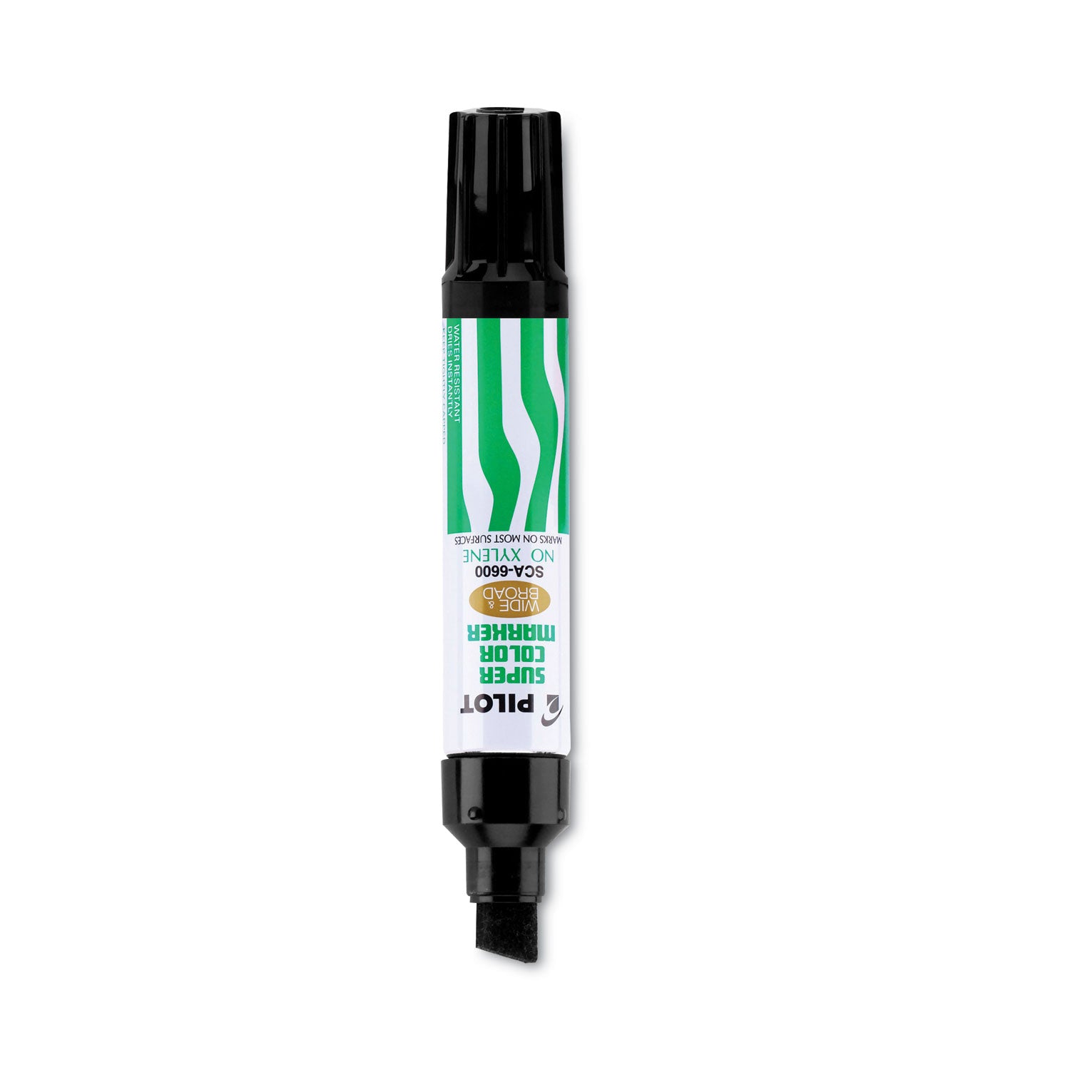 Jumbo Refillable Permanent Marker, Broad Chisel Tip, Black -