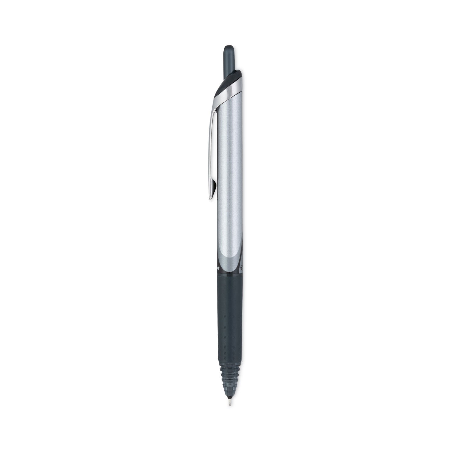 Precise V7RT Roller Ball Pen, Retractable, Fine 0.7 mm, Black Ink, Black Barrel -