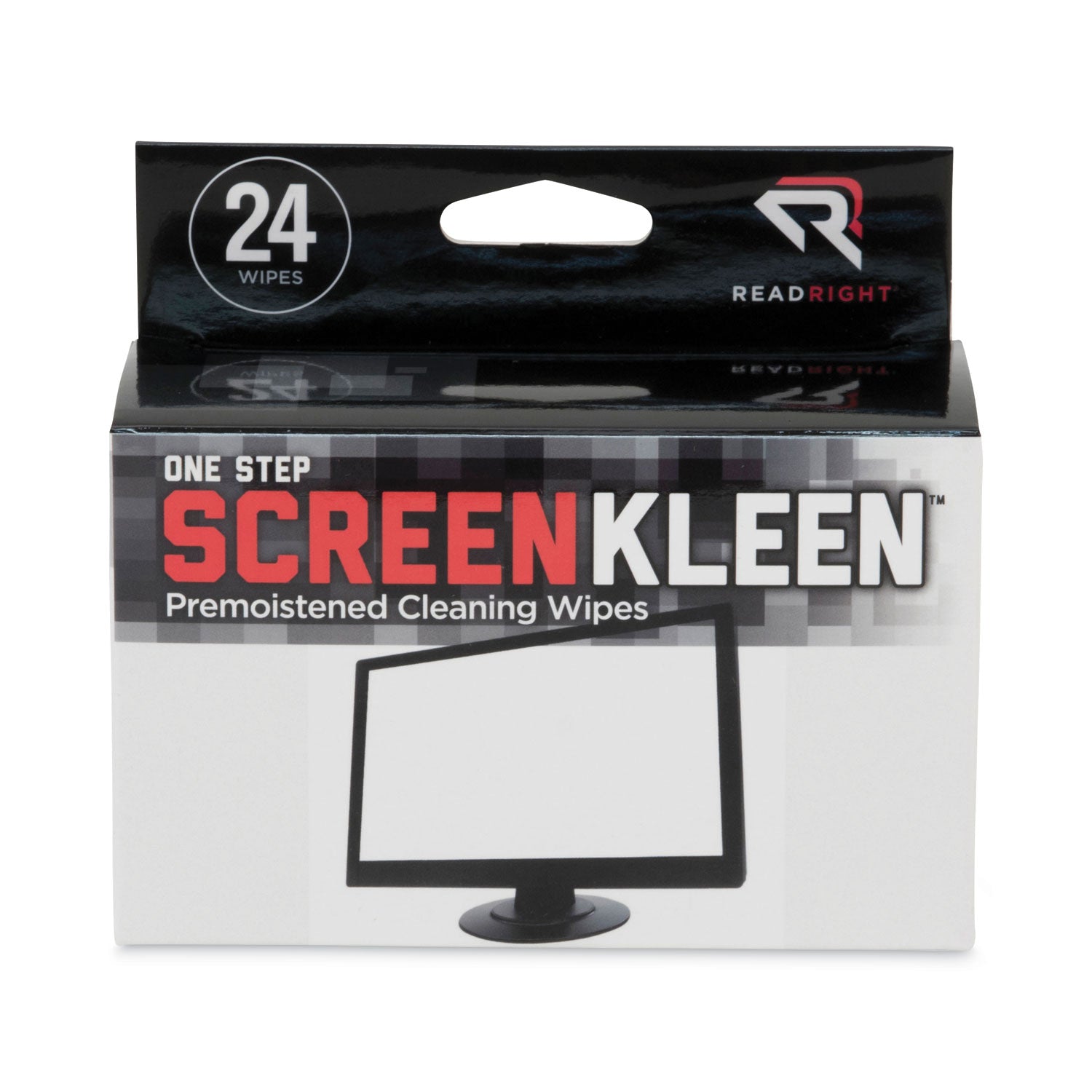 OneStep Screen Cleaner, 5 x 5, Unscented, 24/Box -