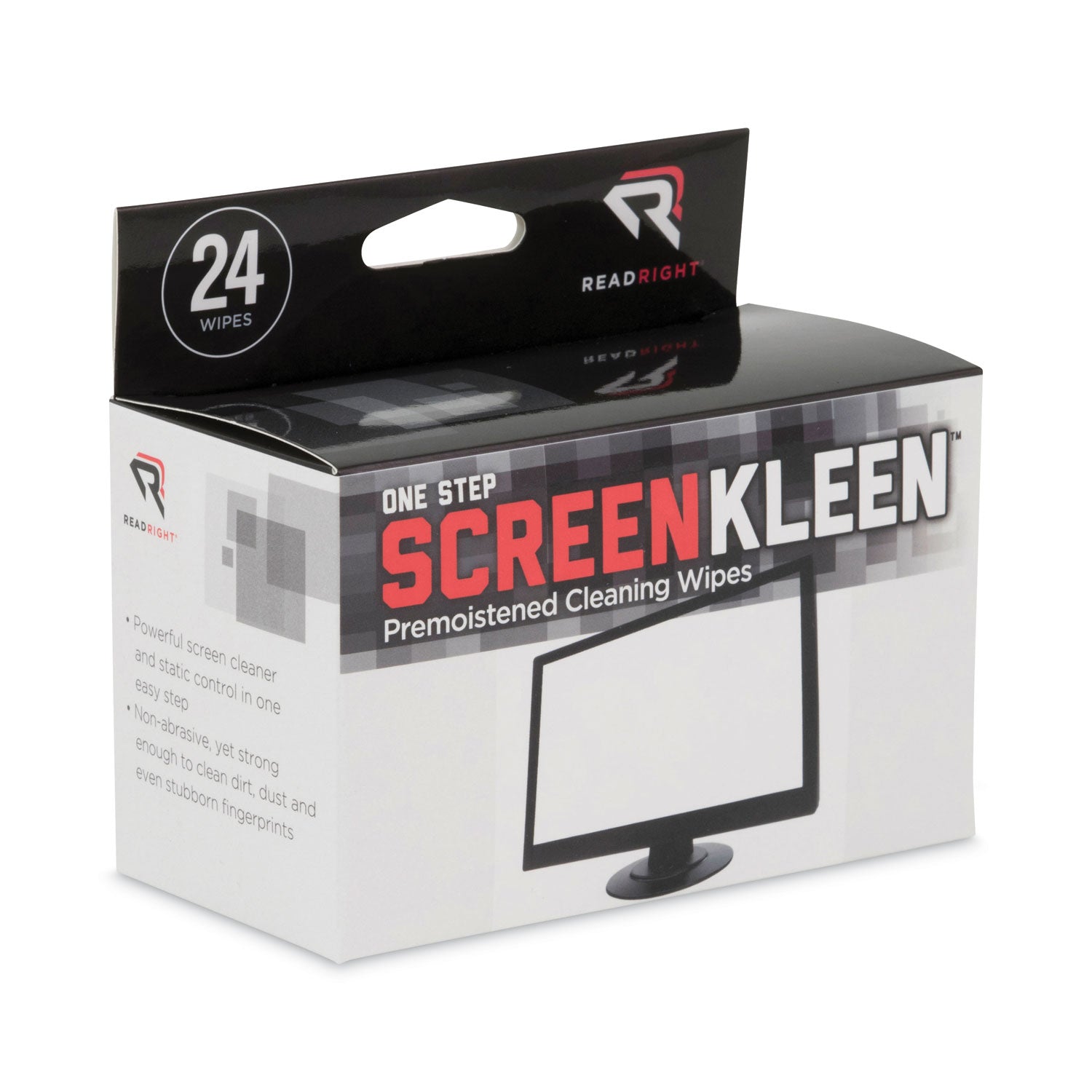 OneStep Screen Cleaner, 5 x 5, Unscented, 24/Box -