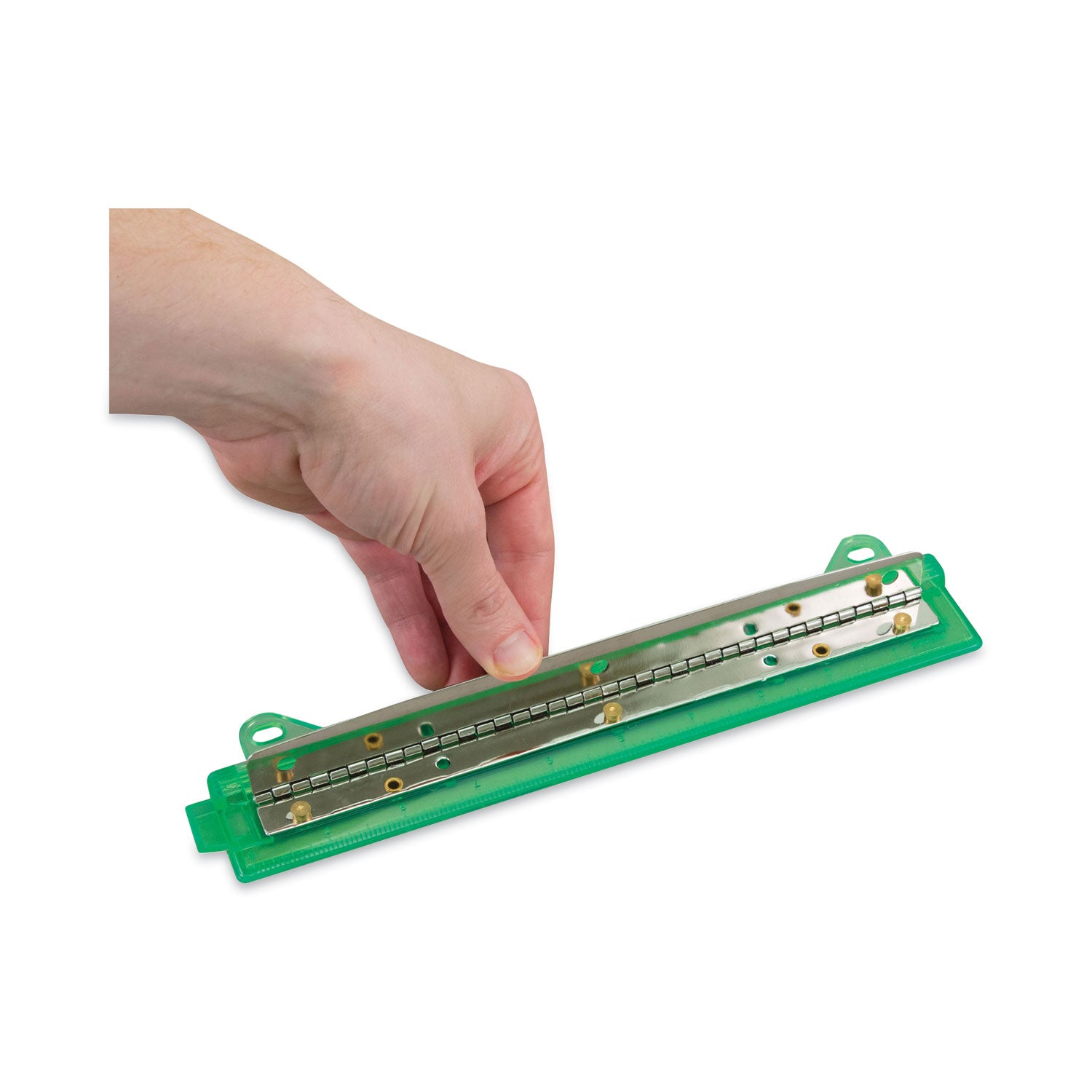 6-sheet-trident-binder-punch-three-hole-1-4-holes-assorted-colors_avtmcg600as - 2