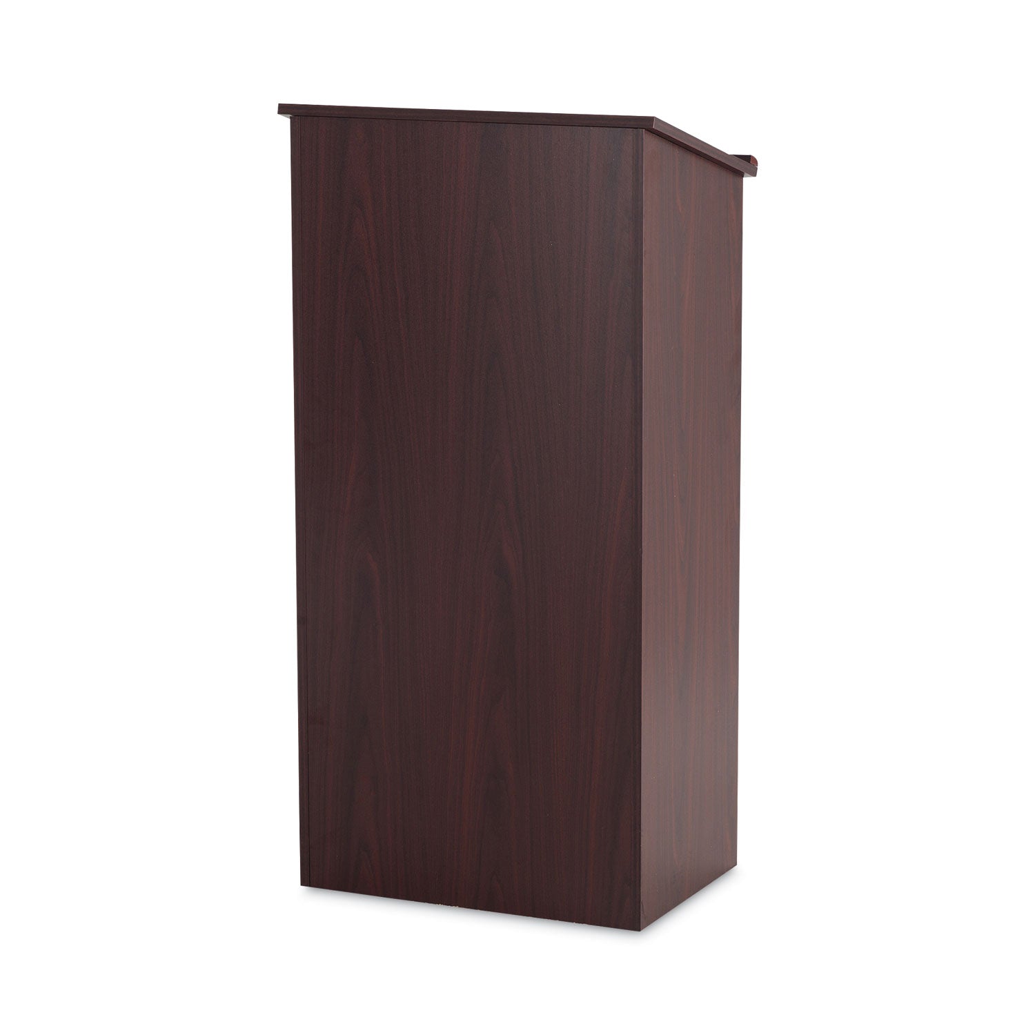 Stand-Up Lectern, 23 x 15.75 x 46, Mahogany -