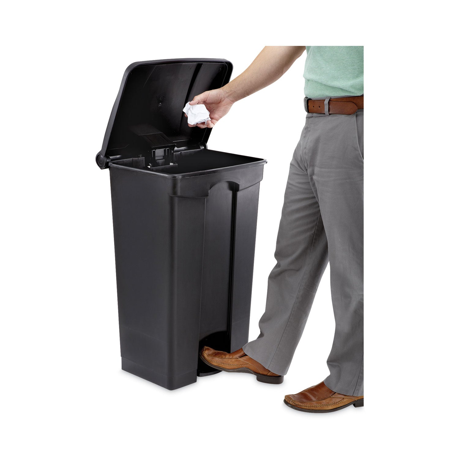 large-capacity-plastic-step-on-receptacle-23-gal-plastic-black_saf9923bl - 2