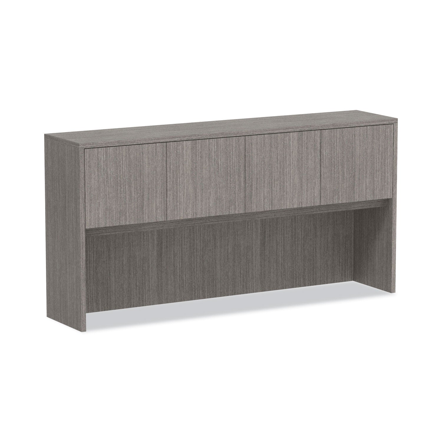 alera-valencia-series-hutch-with-doors-4-compartments-7063w-x-15d-x-3538h-gray_aleva287215gy - 1