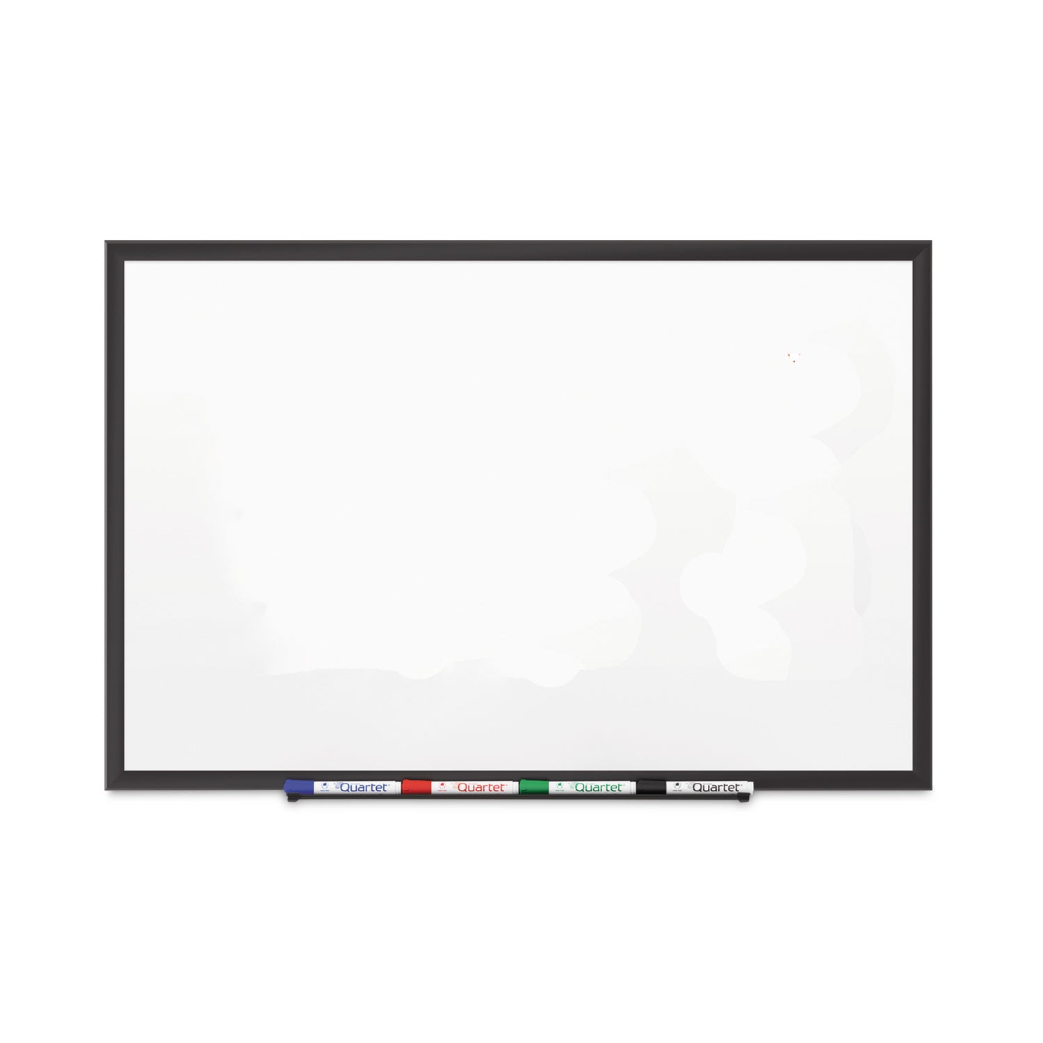 Classic Series Porcelain Magnetic Dry Erase Board, 60 x 36, White Surface, Black Aluminum Frame -