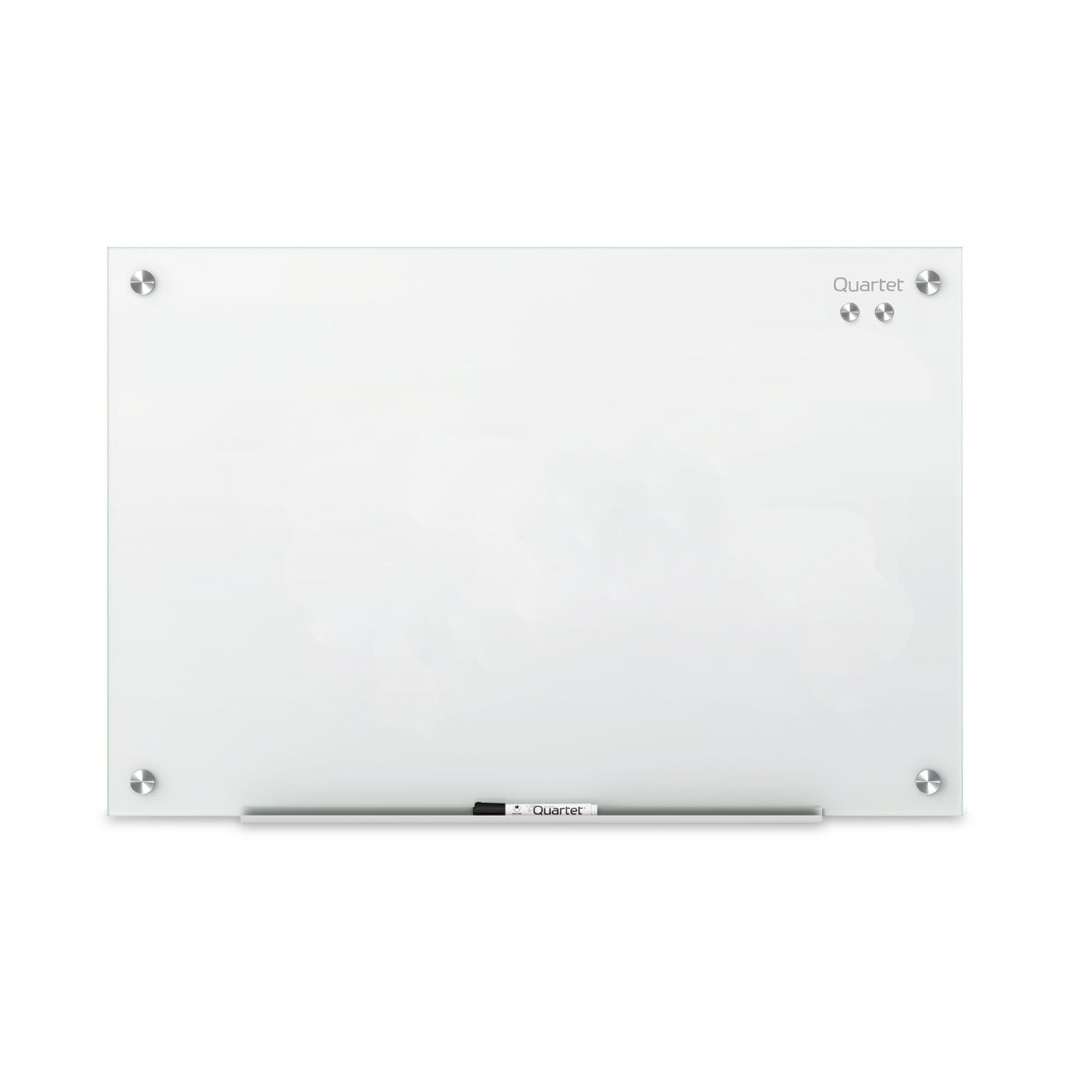 Infinity Glass Marker Board, 24 x 18, White Surface -