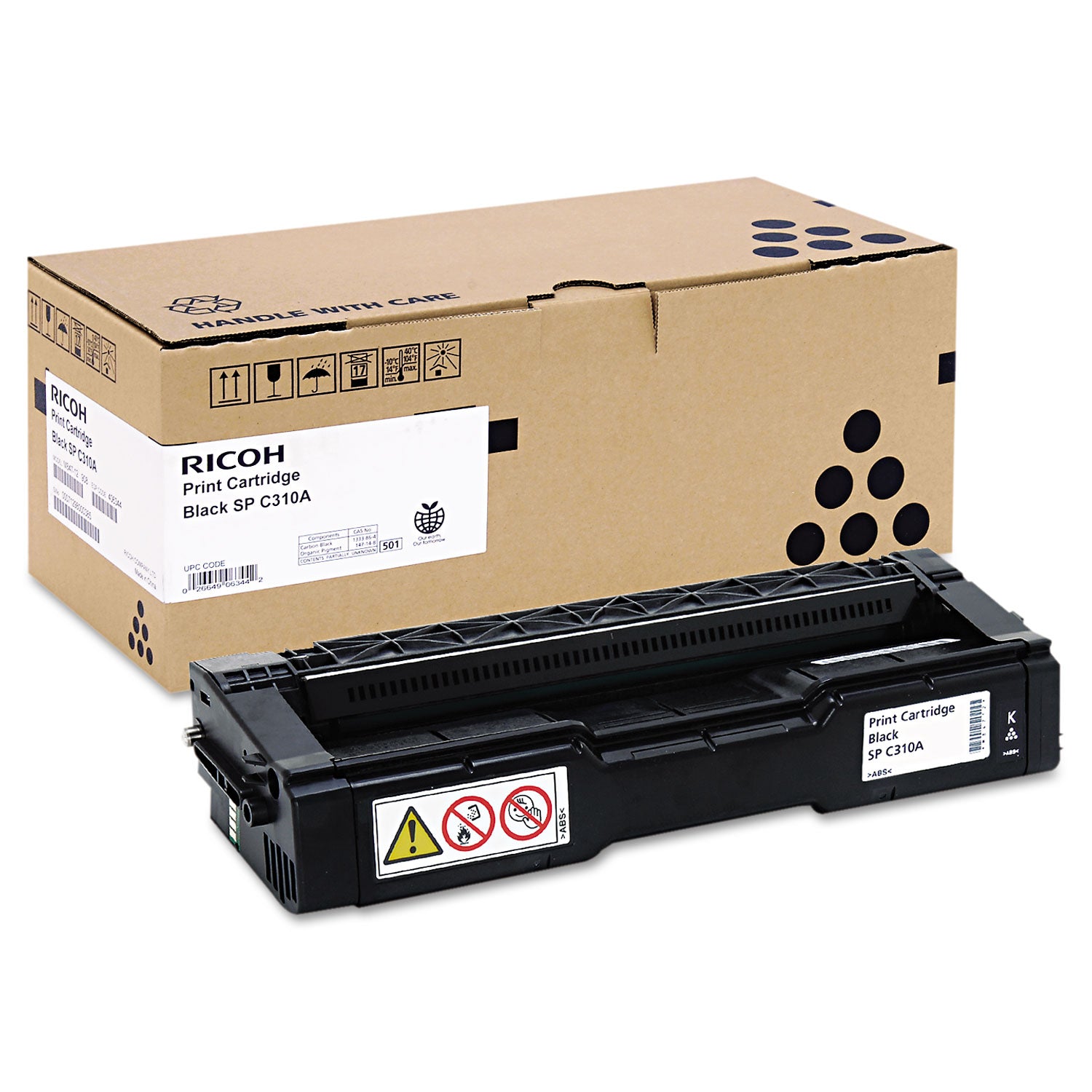 406344 Toner, 2,500 Page-Yield, Black -