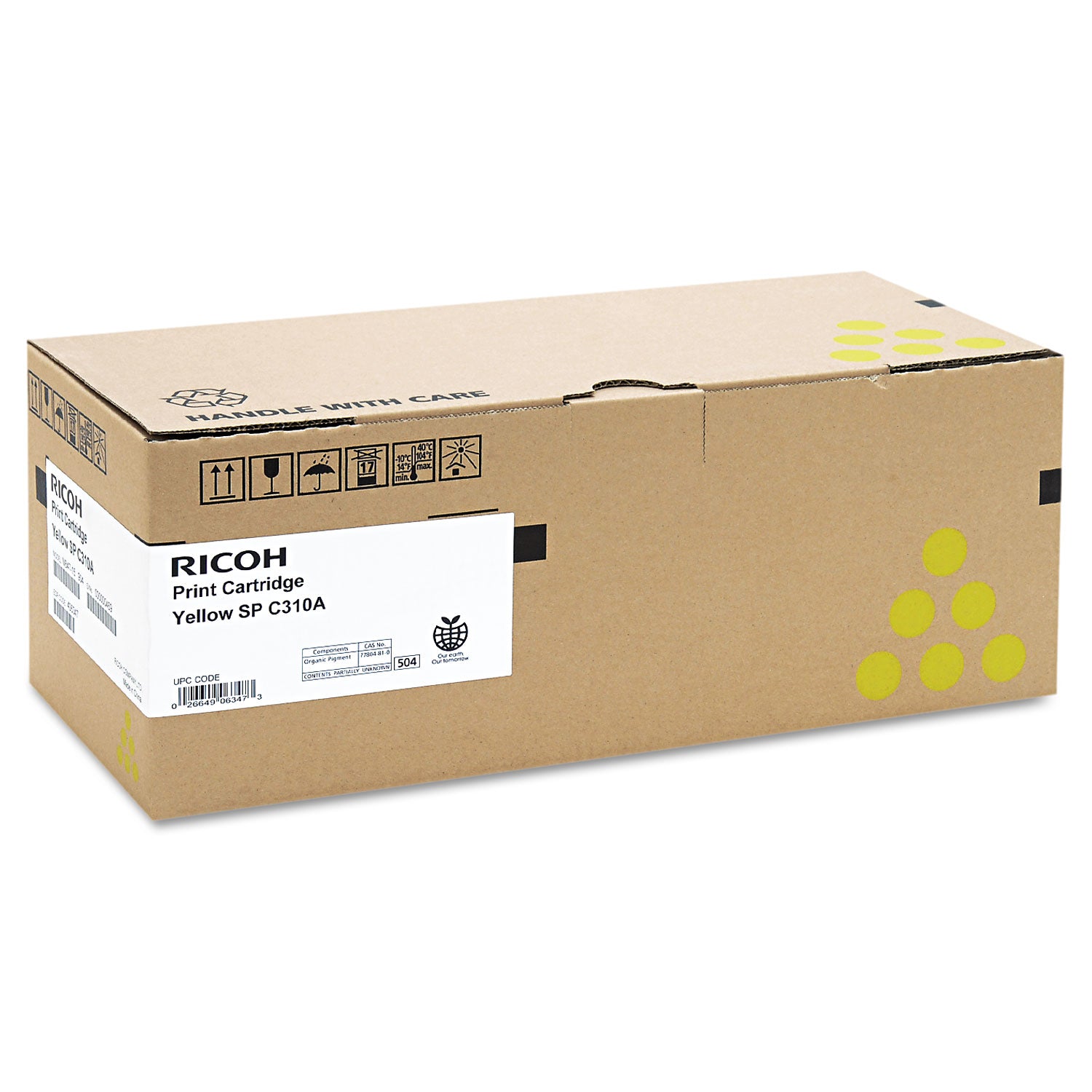 406347 Toner, 2,500 Page-Yield, Yellow -