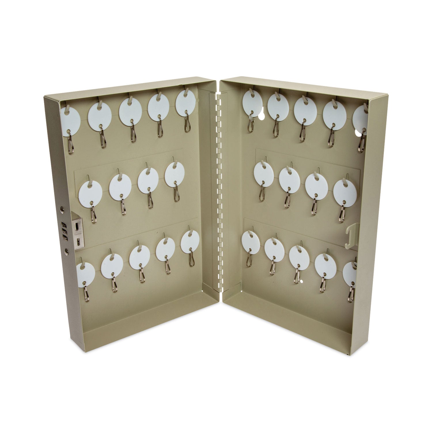 combination-lockable-key-cabinet-28-key-metal-sand-775-x-325-x-115_cnk500124 - 1
