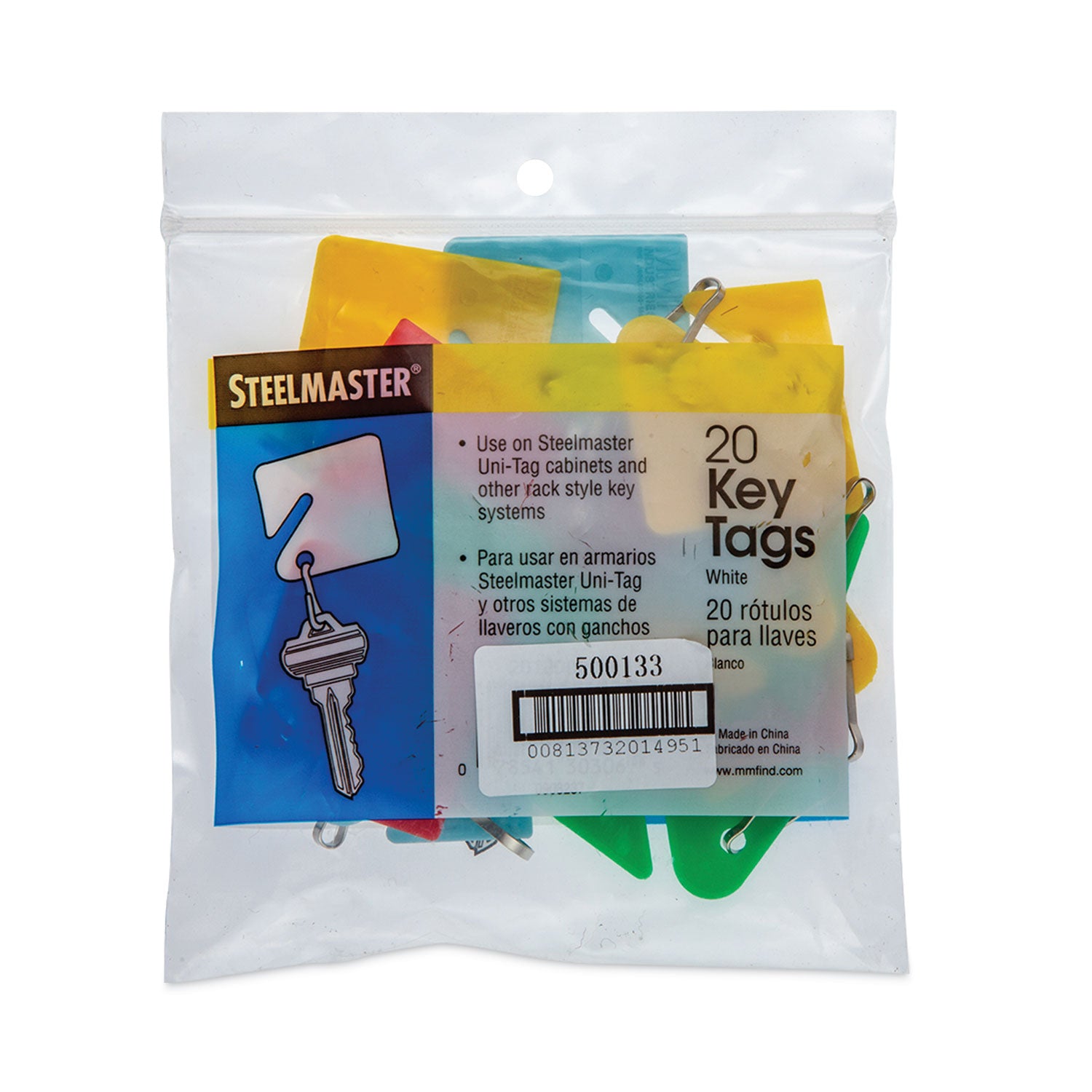 key-tags-blue-green-red-yellow-20-pack-3-packs-carton_cnk500133 - 1