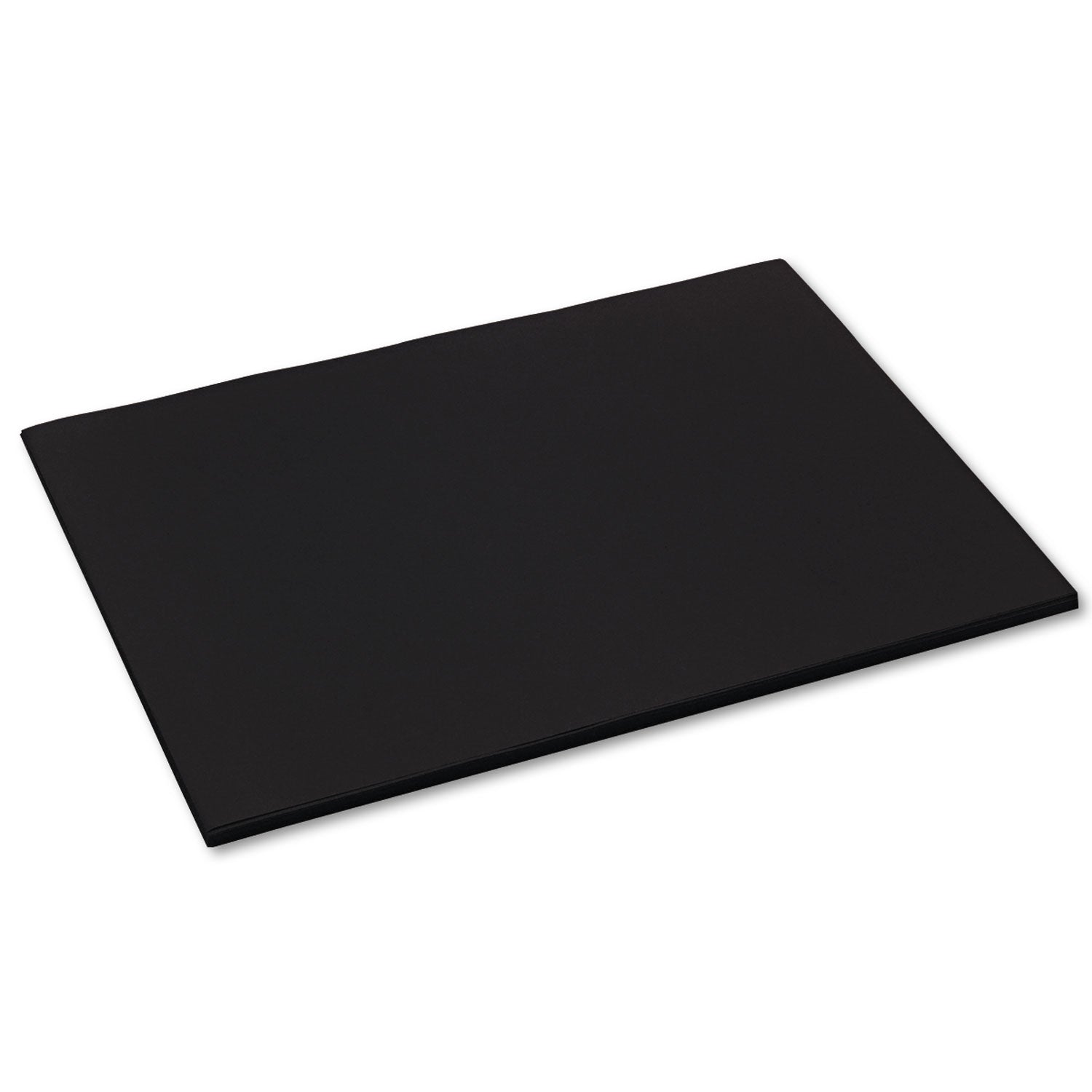 Tru-Ray Construction Paper, 76 lb Text Weight, 18 x 24, Black, 50/Pack -