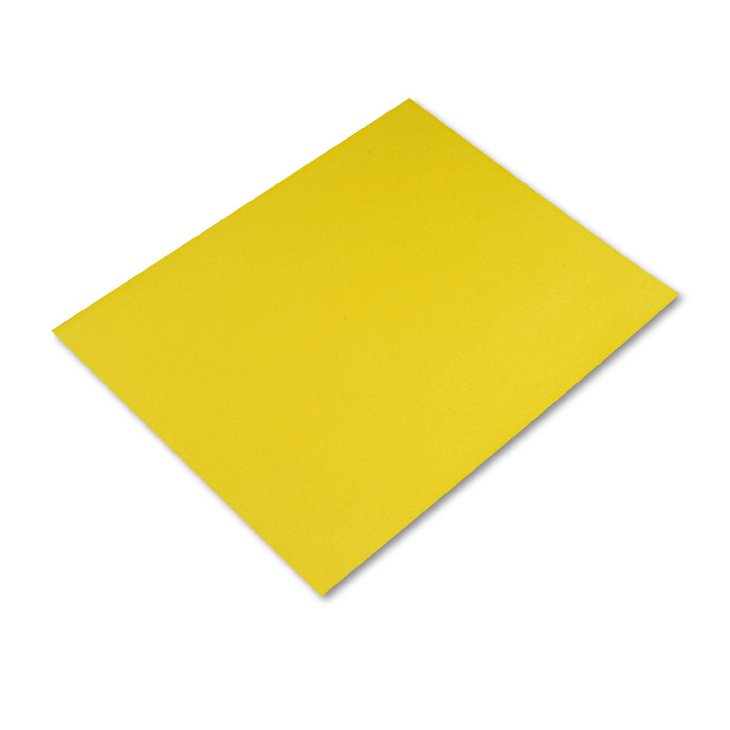 Four-Ply Railroad Board, 22 x 28, Lemon Yellow, 25/Carton -