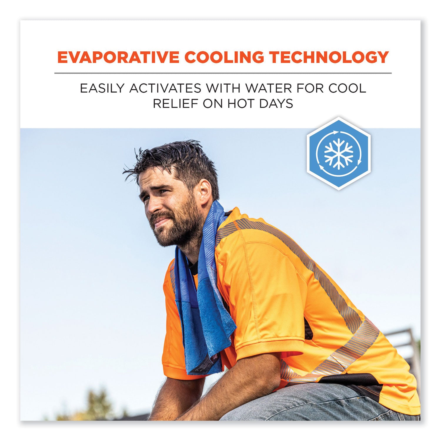 chill-its-6604-multipurpose-cleaning-cooling-towel-35x8-one-size-fit-most-microfiber-pva-blue-ships-in-1-3-business-days_ego12490 - 2