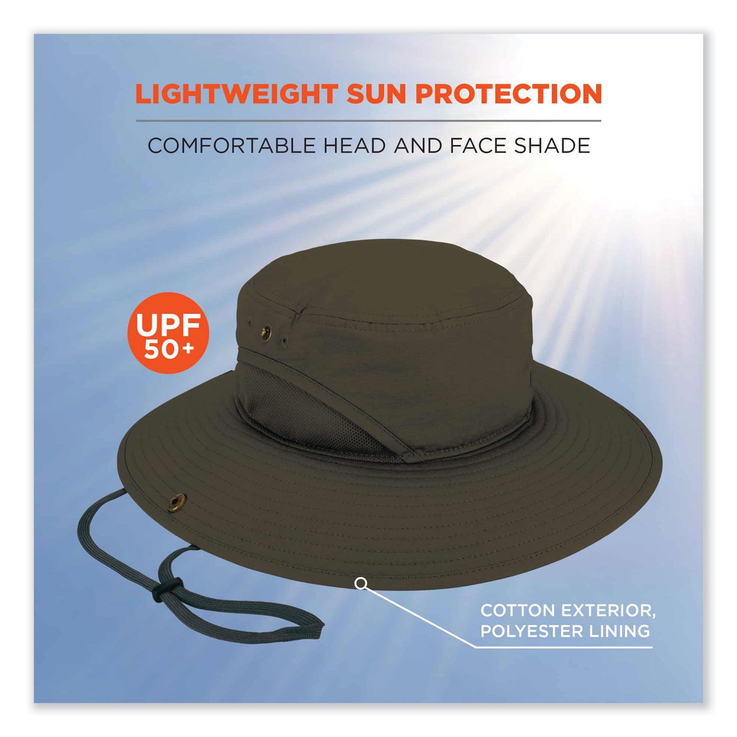 chill-its-8936-lightweight-mesh-paneling-ranger-hat-small-medium-olive-ships-in-1-3-business-days_ego12602 - 2