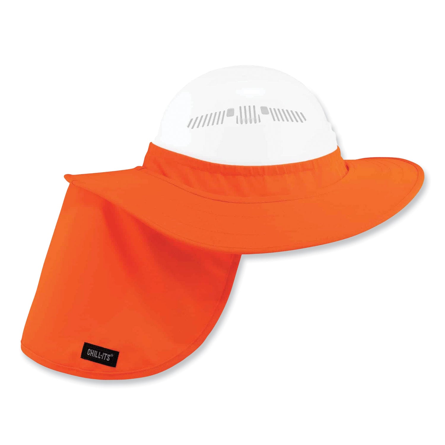 chill-its-6660-hard-hat-brim-+-neck-shade-195-x-975-orange-ships-in-1-3-business-days_ego12641 - 1