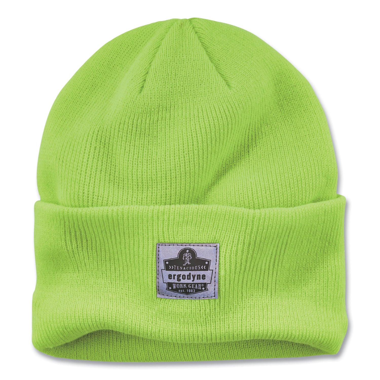 n-ferno-6806-cuffed-rib-knit-winter-hat-one-size-fits-most-lime-ships-in-1-3-business-days_ego16806 - 1