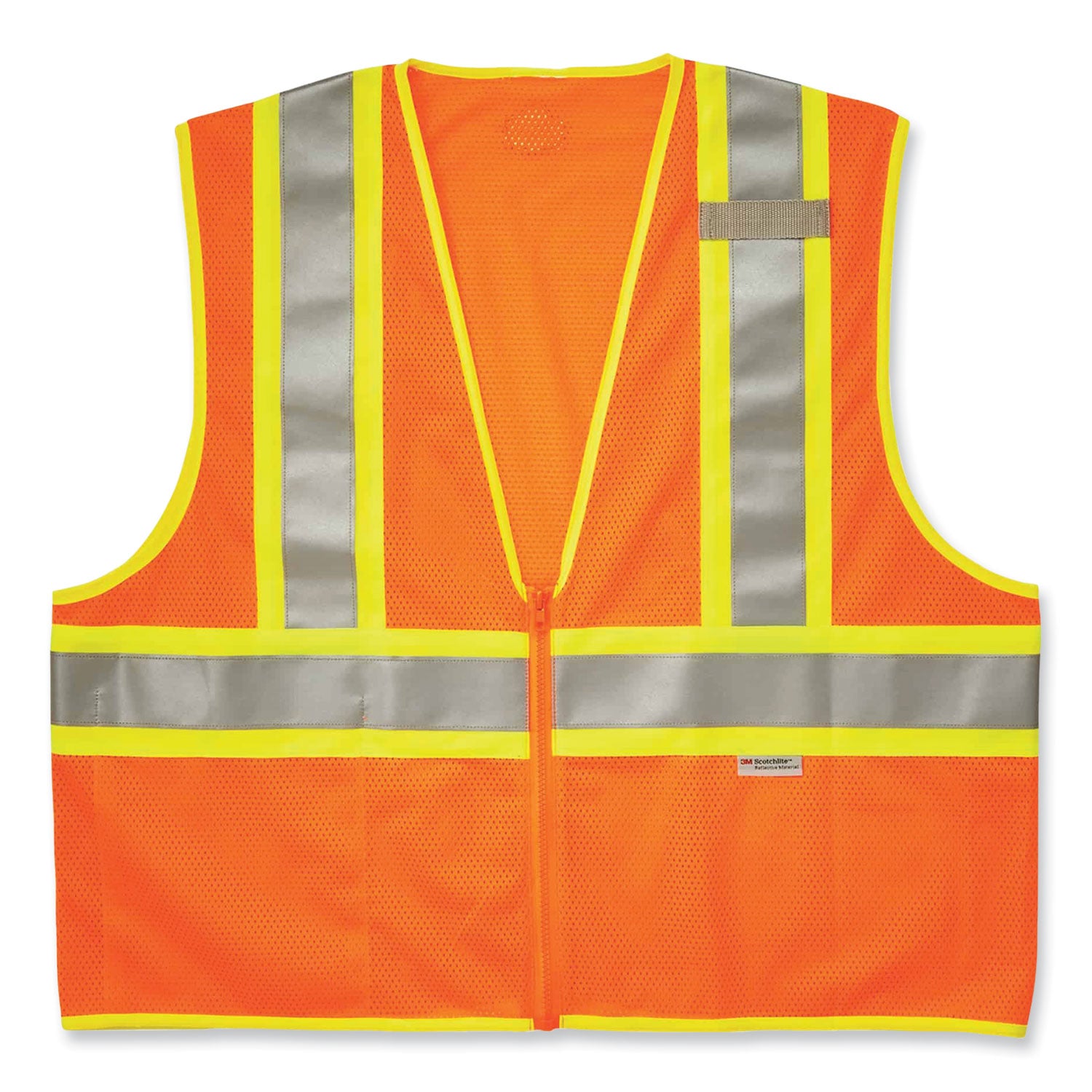 glowear-8230z-class-2-two-tone-mesh-zipper-vest-polyester-large-x-large-orange-ships-in-1-3-business-days_ego21315 - 1
