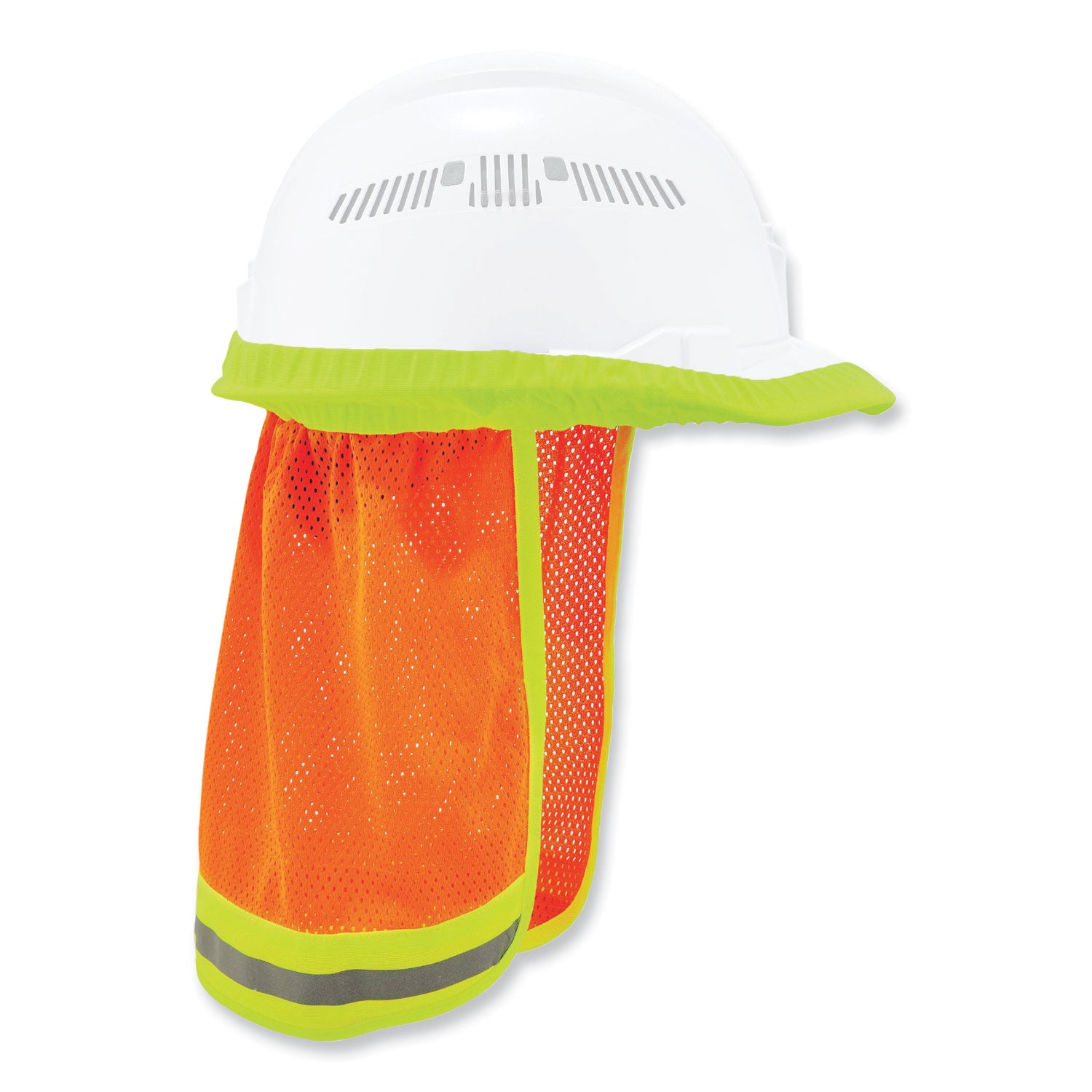 glowear-8005-hi-vis-hard-hat-neck-shade-20-x-125-orange-ships-in-1-3-business-days_ego29051 - 1