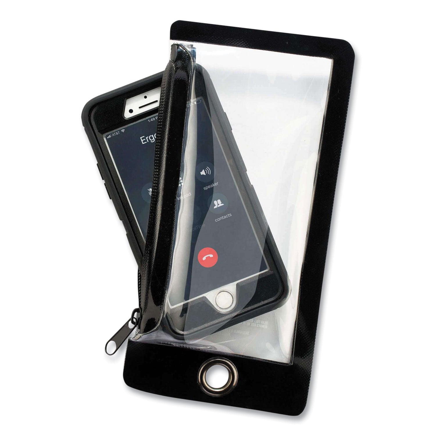 squids-3760-phone-pouch-+-trap-for-standard-size-phones-clear-black-ships-in-1-3-business-days_ego19762 - 2