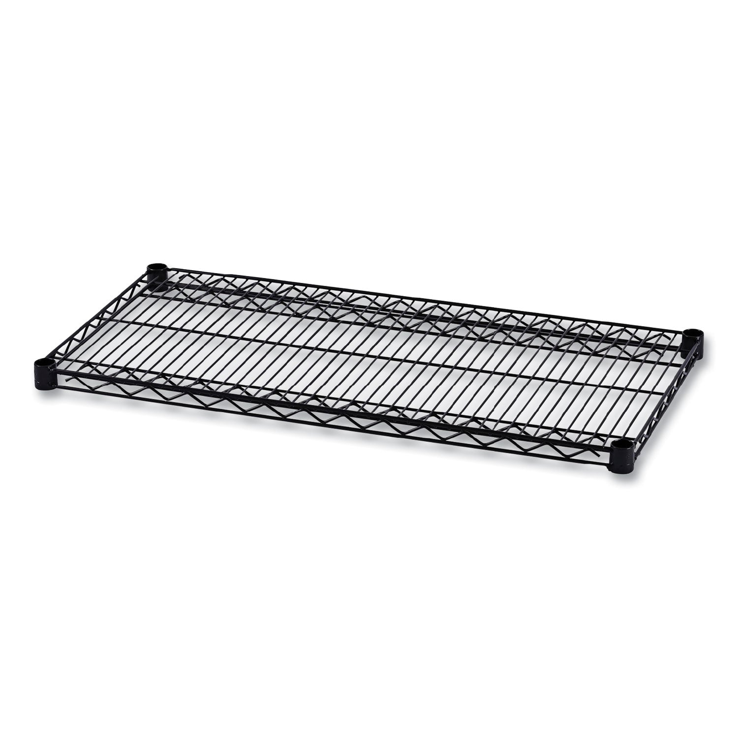 Industrial Wire Shelving Extra Wire Shelves, 36w x 18d, Black, 2 Shelves/Carton -