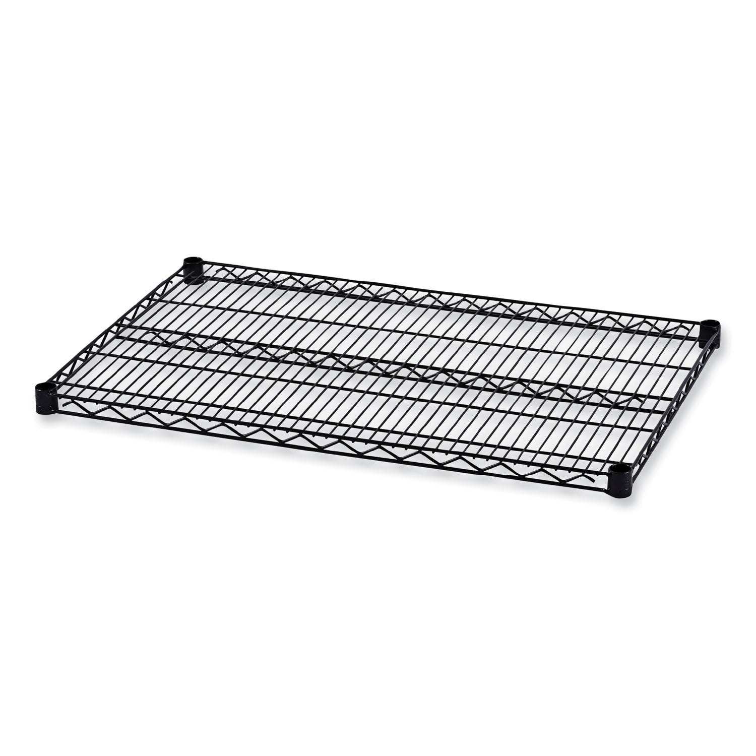 Industrial Wire Shelving Extra Wire Shelves, 36w x 24d, Black, 2 Shelves/Carton -