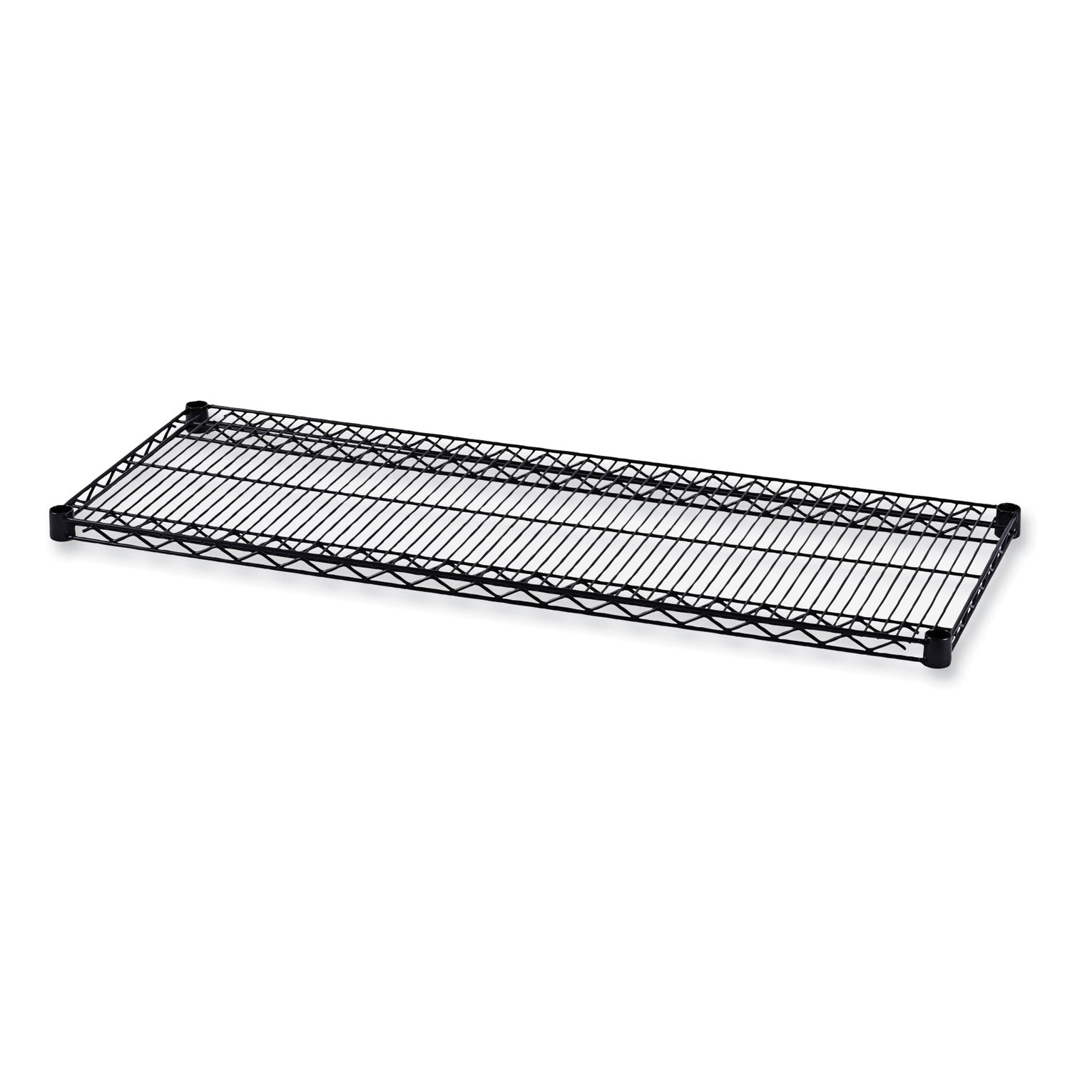 Industrial Wire Shelving Extra Wire Shelves, 48w x 18d, Black, 2 Shelves/Carton -
