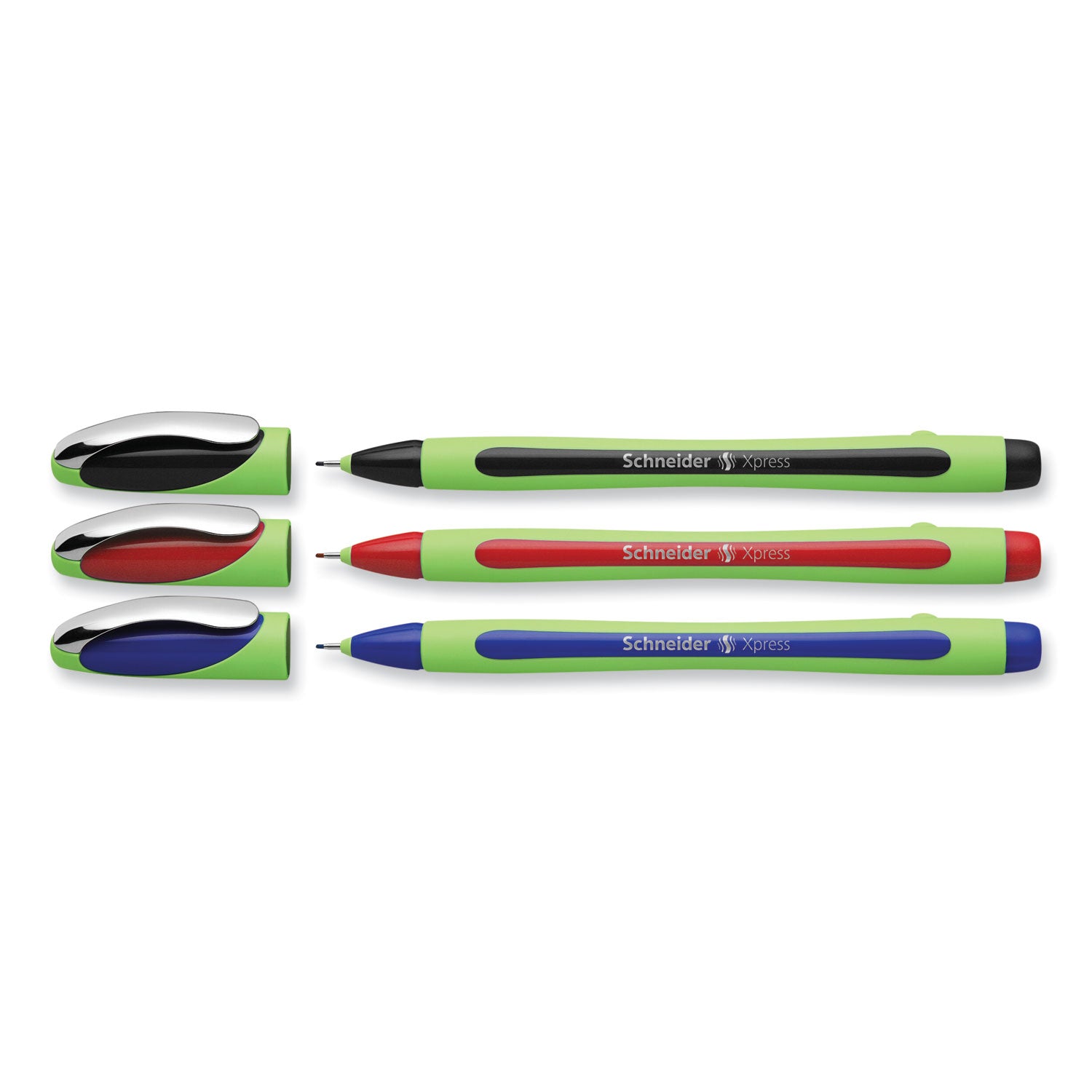 xpress-fineliner-porous-point-pen-stick-medium-08-mm-assorted-ink-and-barrel-colors-3-pack_red190093 - 2
