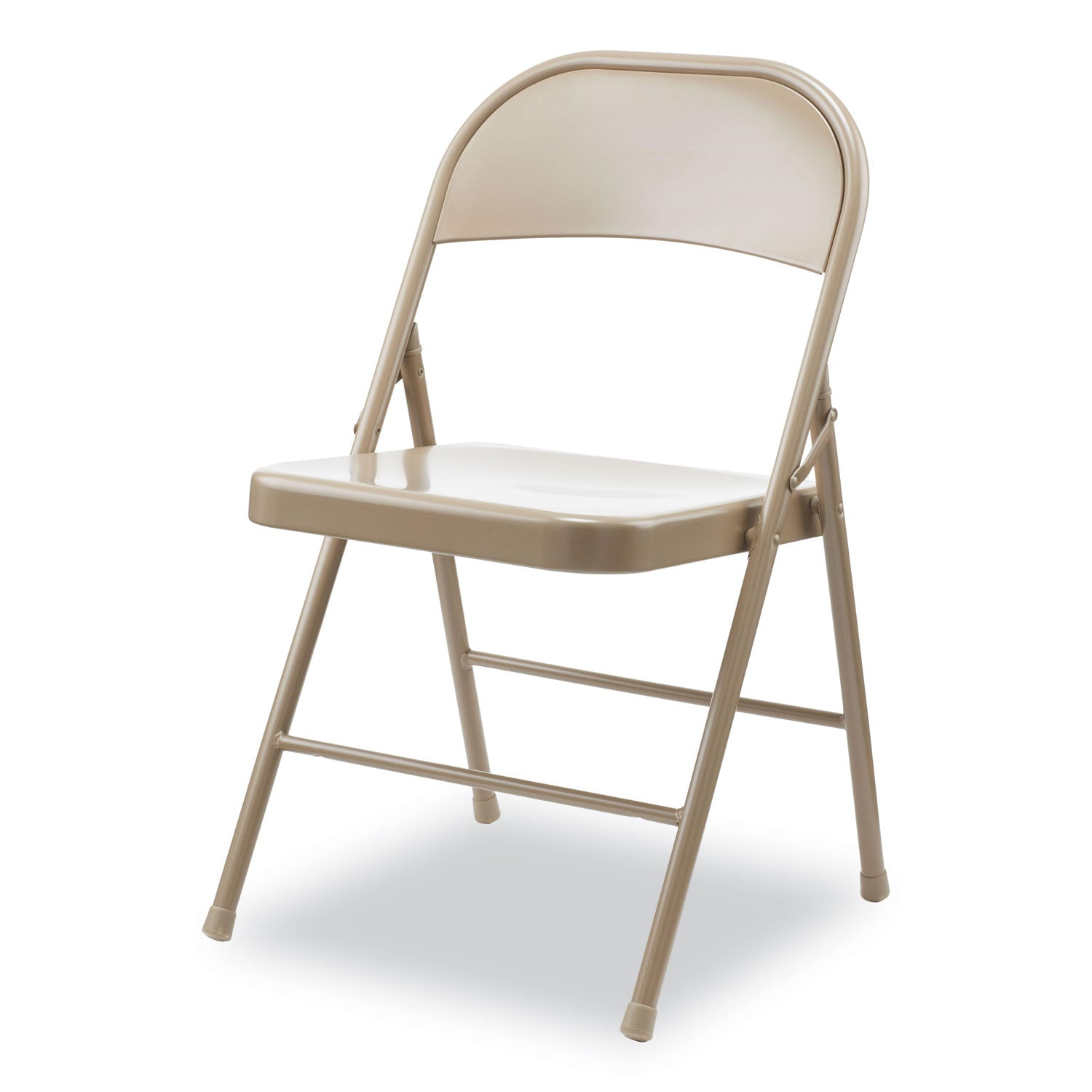 armless-steel-folding-chair-supports-up-to-275-lb-tan-seat-tan-back-tan-base-4-carton_aleca945 - 2