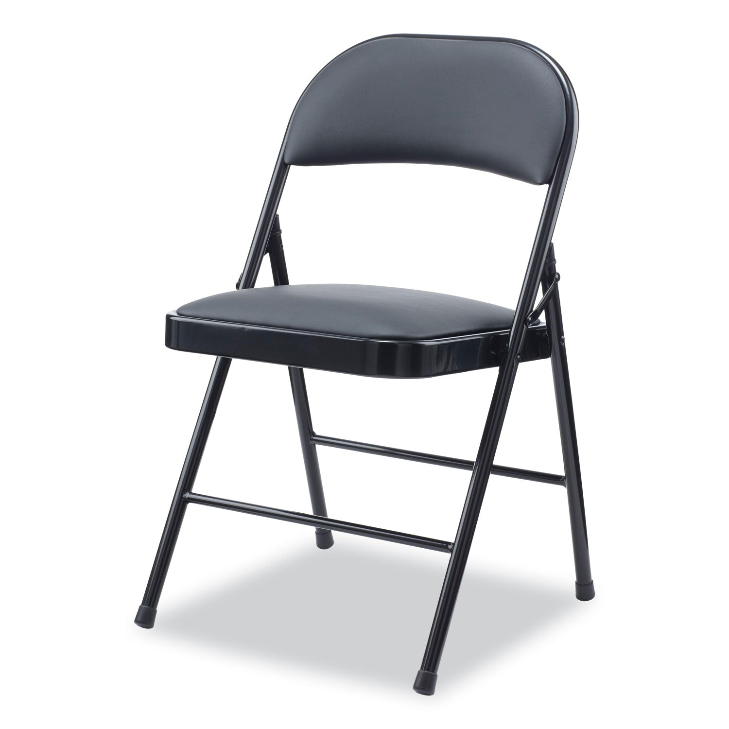 alera-pu-padded-folding-chair-supports-up-to-250-lb-black-seat-black-back-black-base-4-carton_aleca9416 - 2