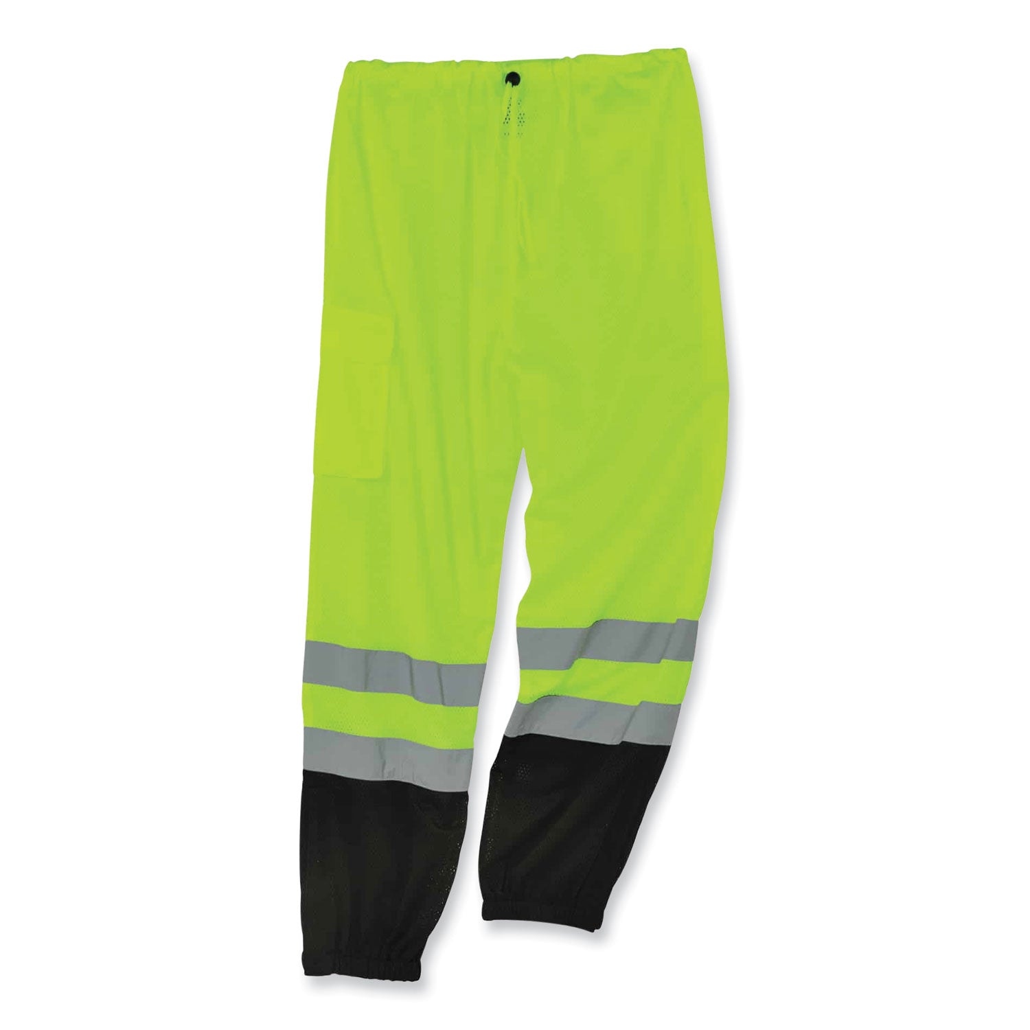 glowear-8910bk-class-e-hi-vis-pants-with-black-bottom-polyester-large-x-large-lime-ships-in-1-3-business-days_ego23955 - 1