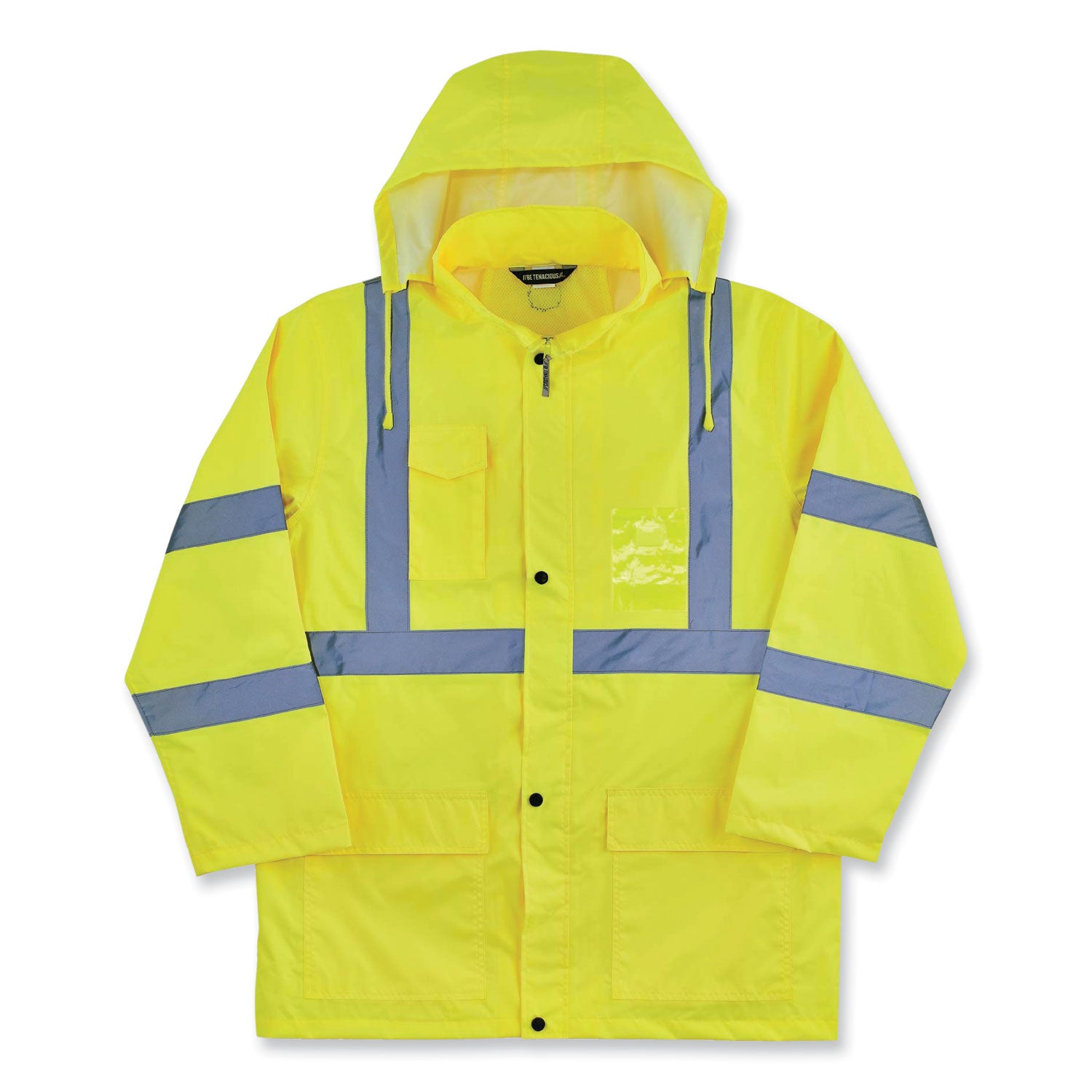 glowear-8366-class-3-lightweight-hi-vis-rain-jacket-polyester-3x-large-lime-ships-in-1-3-business-days_ego24337 - 1