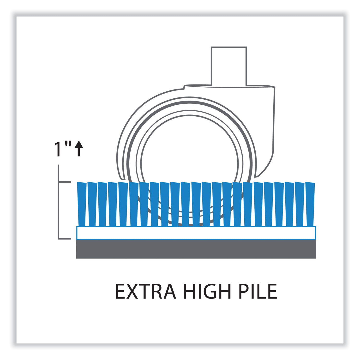 everlife-chair-mat-for-extra-high-pile-carpet-wih-lip-45-x-53-clear-ships-in-4-6-business-days_esr124183 - 2