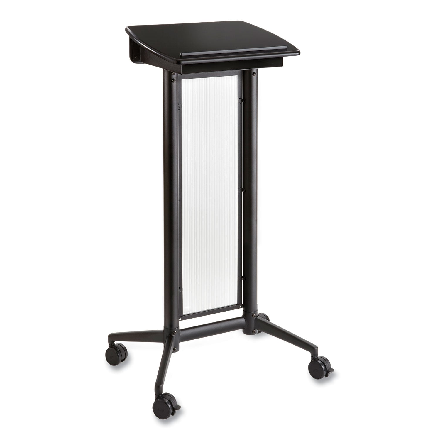 Impromptu Lectern, 26.5 x 18.75 x 46.5, Black, Ships in 1-3 Business Days -