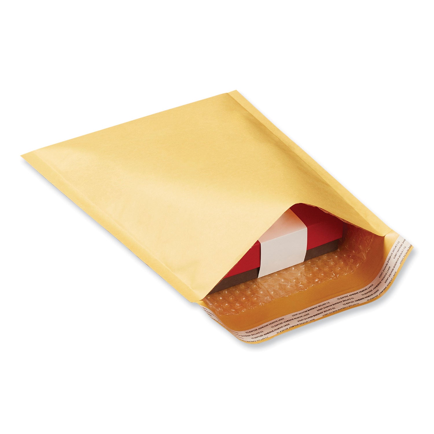 peel-seal-strip-cushioned-mailer-#0-extension-flap-self-adhesive-closure-6-x-10-25-carton_unv4087874 - 2