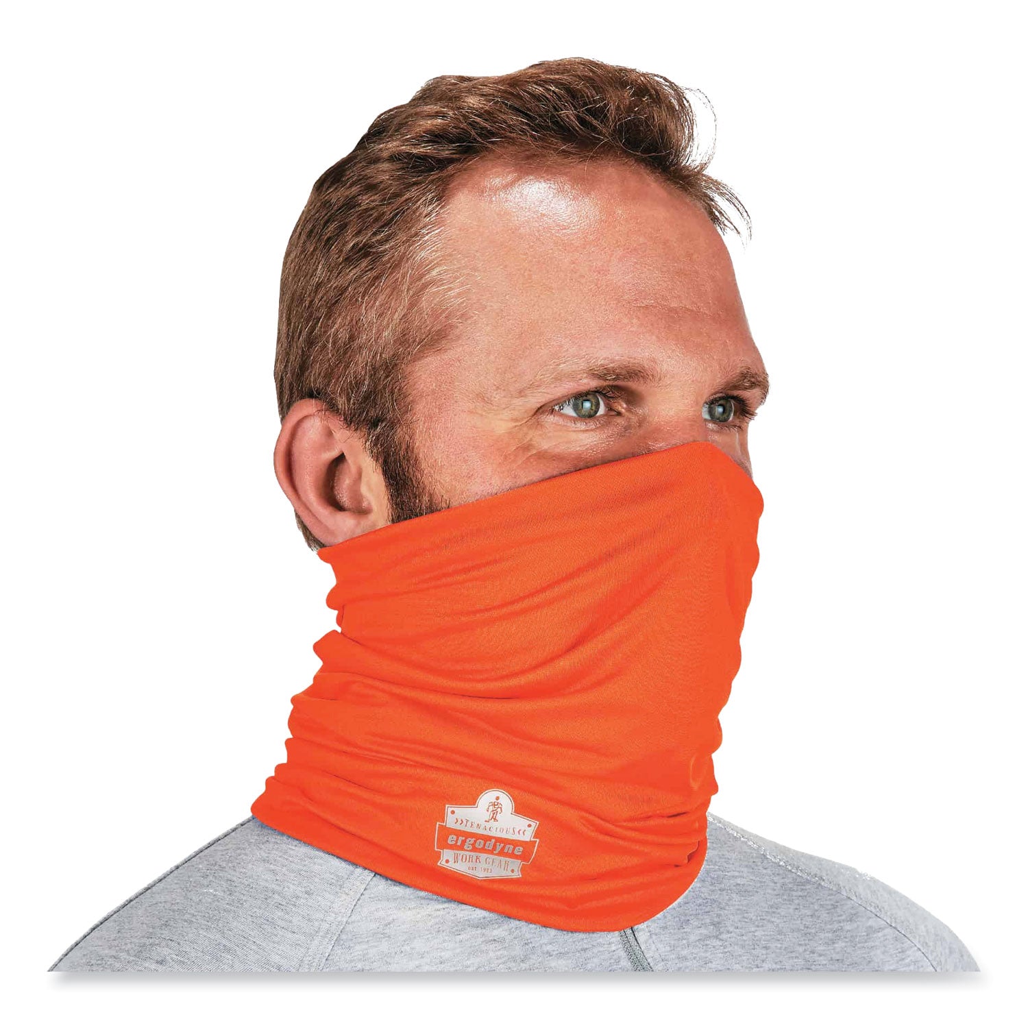 chill-its-6487-cooling-performance-knit-multi-band-polyester-spandex-one-size-hi-vis-orange-ships-in-1-3-business-days_ego42128 - 2