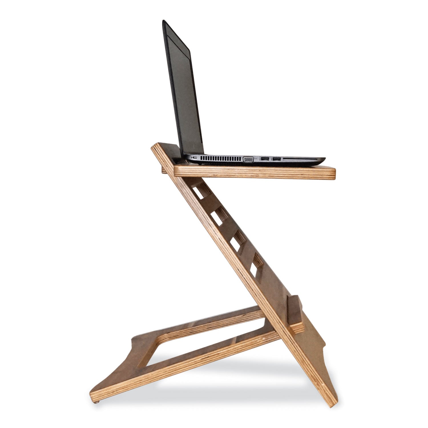 dc150a-high-rise-acacia-wood-laptop-riser-17x118x763-to-1475-brown-woodgrain-supports-20-lb-ships-in-1-3-business-days_vctdc150a - 2